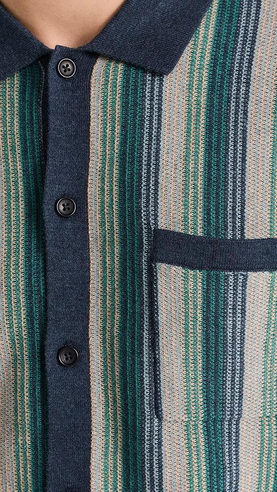 Marine Layer Wyatt Knit Button Down | Shopbop Product Image
