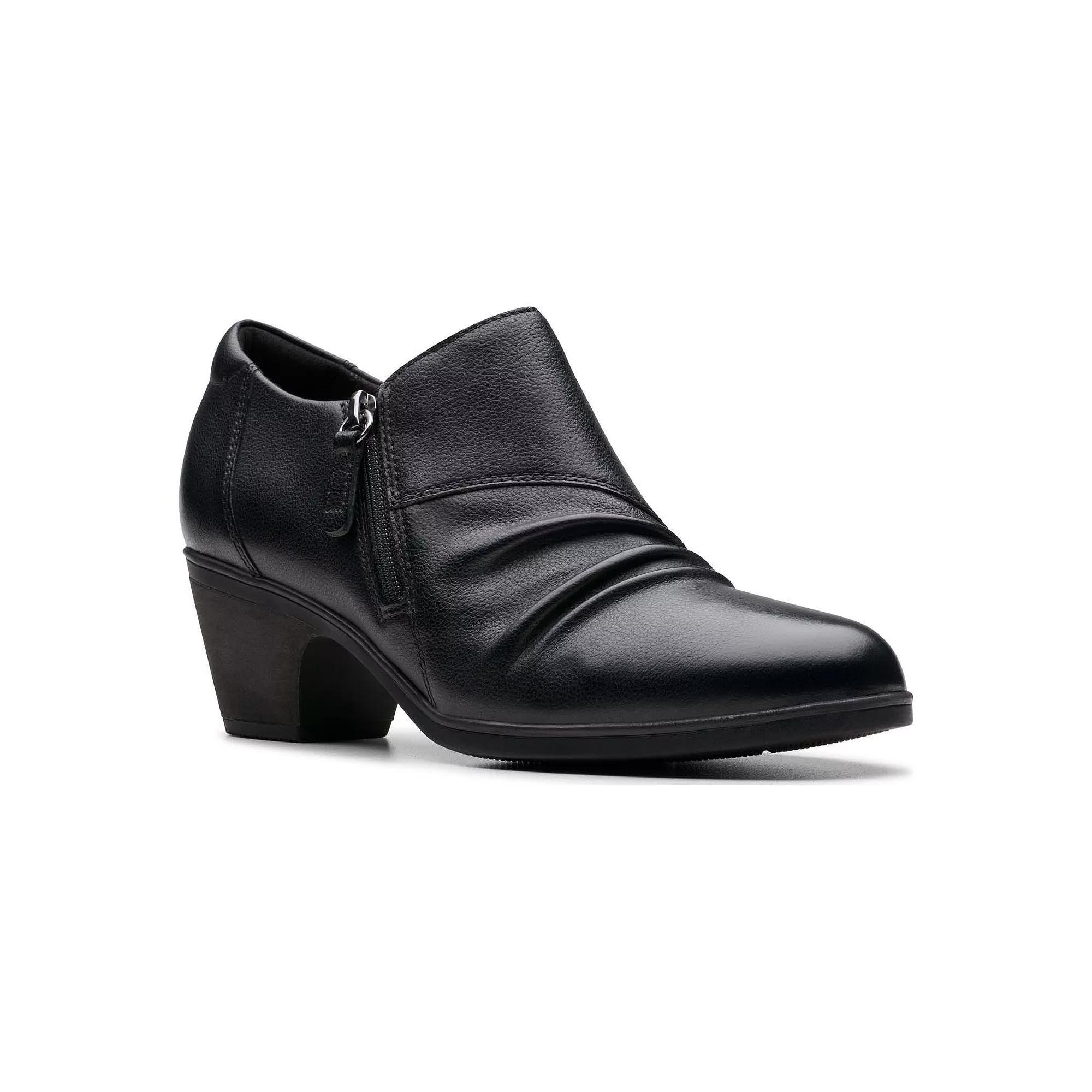 Clarks Emily2 Braley Women's Leather Shooties, Size: 9, Black Product Image