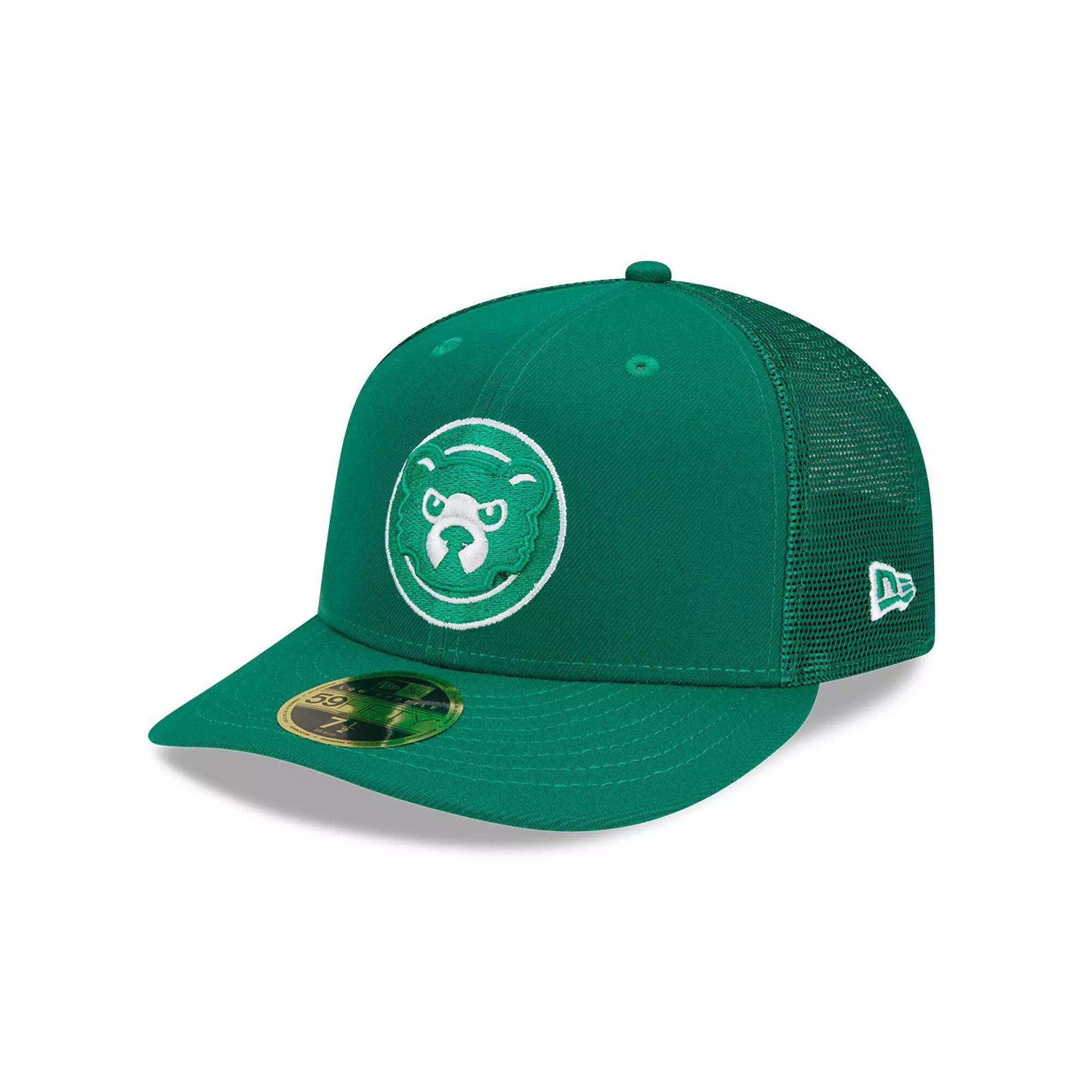 Men's New Era Green Chicago Cubs 2022 St. Patrick's Day On-Field Low Profile 59FIFTY Fitted Hat, Size: 7 1/4 Product Image