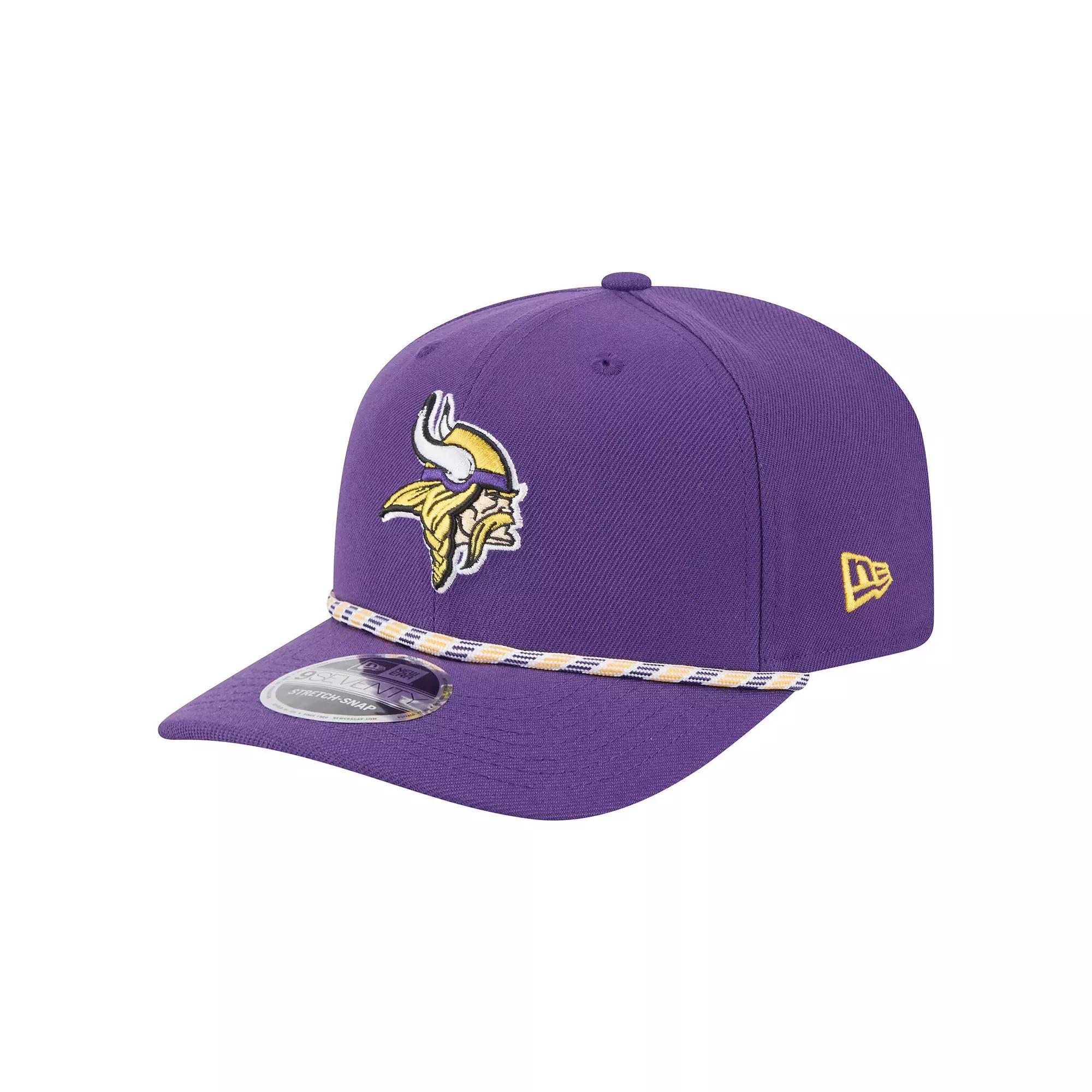 Mens New Era Minnesota Vikings Gameday Multi Rope 9SEVENTY Stretch-Snap Hat Product Image