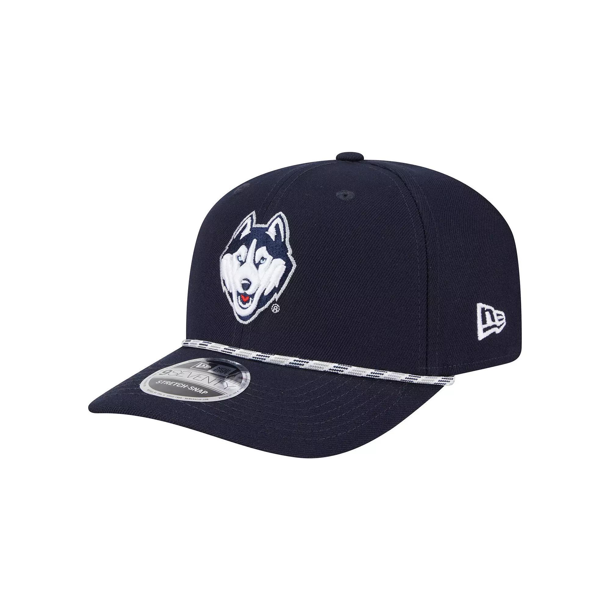 Men's New Era Navy UConn Huskies Game Day Multi-Rope 9SEVENTY Stretch-Snap Hat, Blue Product Image