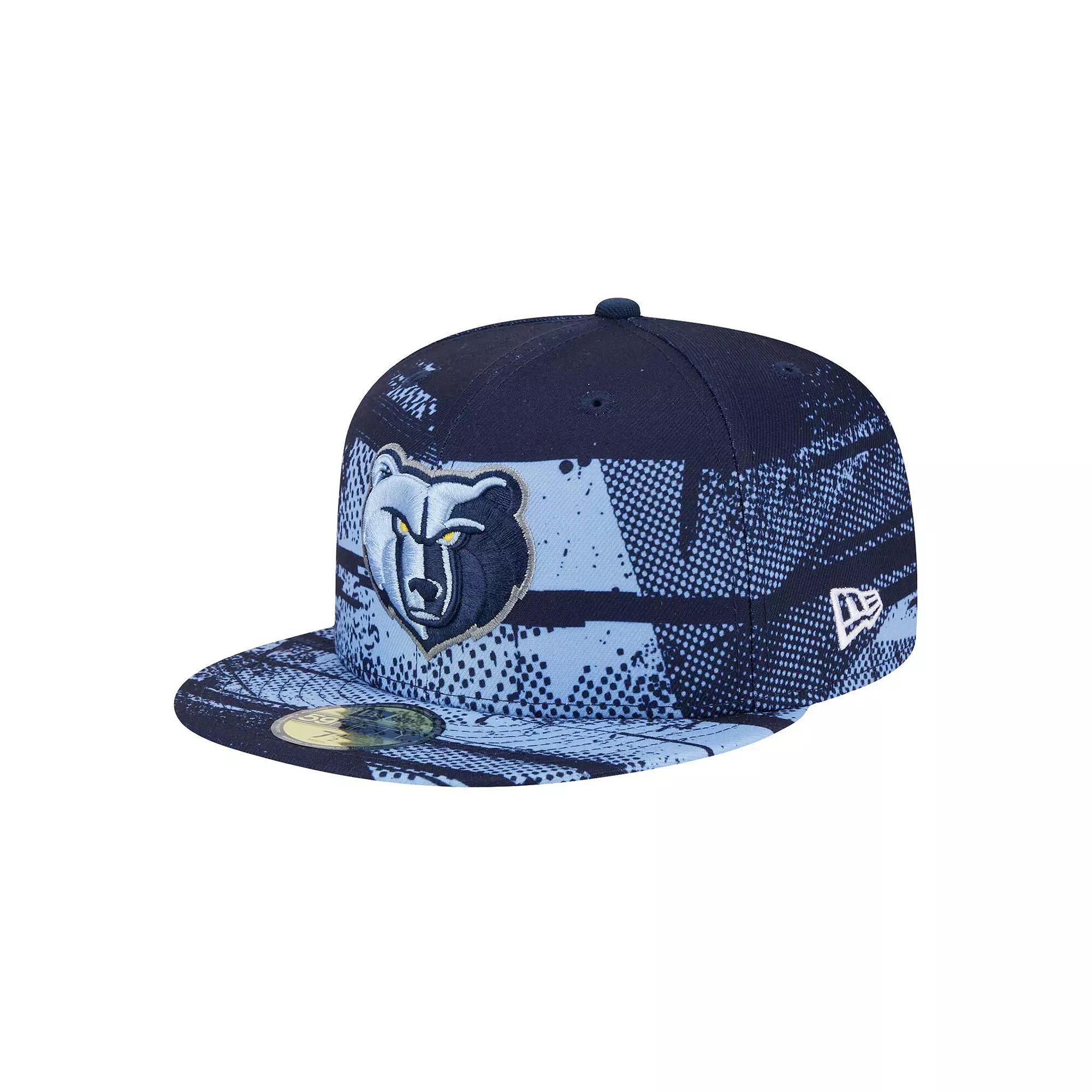 Mens New Era Navy Memphis Grizzlies Tip-Off 59FIFTY Fitted Hat Grz Blue Product Image