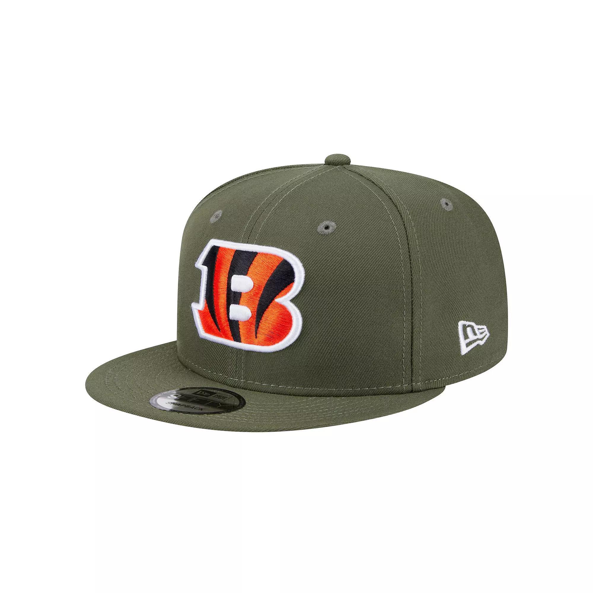 Men's New Era  Olive Cincinnati Bengals Main 9FIFTY Snapback Hat, Team Product Image
