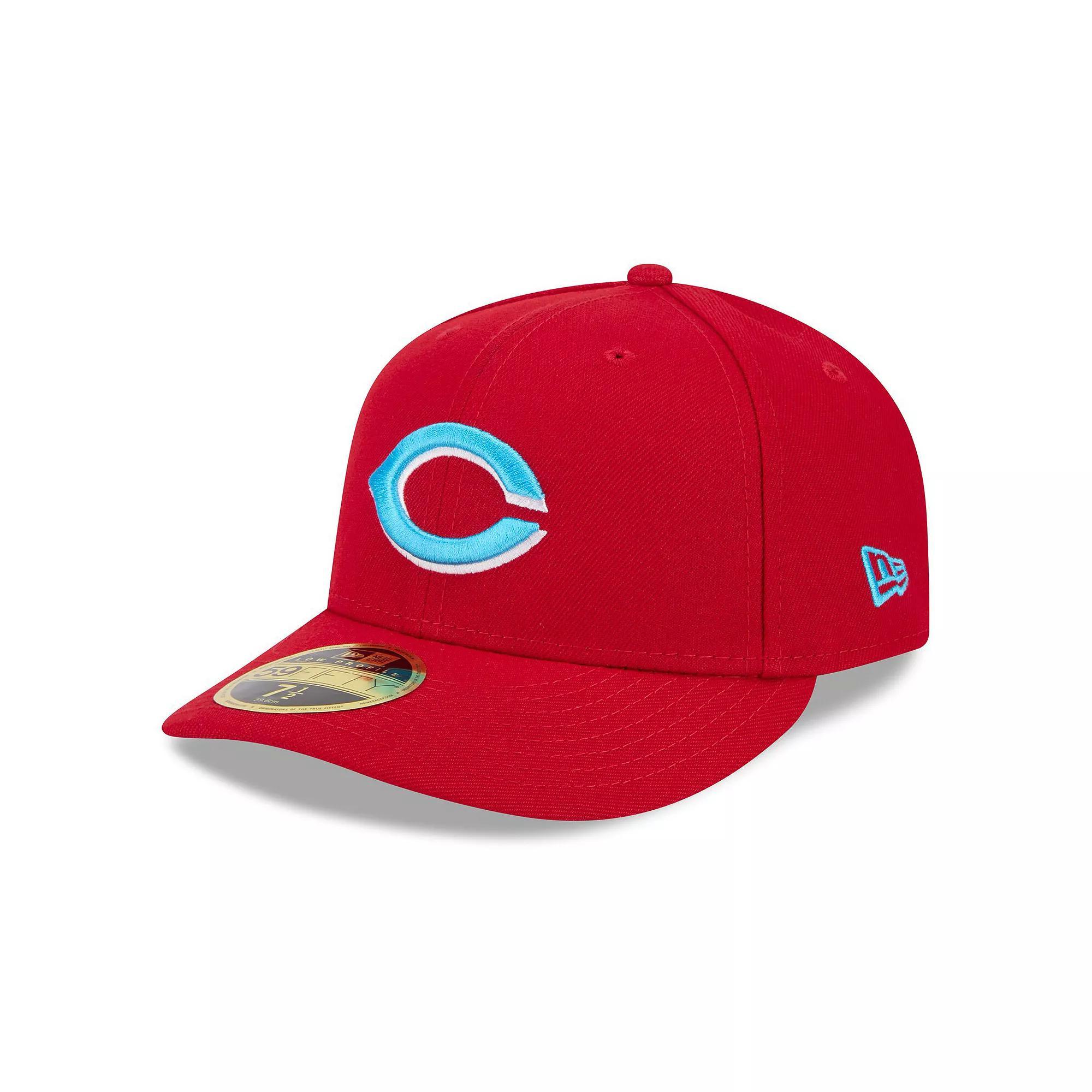 Men's New Era Red Cincinnati Reds 2024 Father's Day Low Profile 59FIFTY Fitted Hat, Size: 8, Red Red Product Image