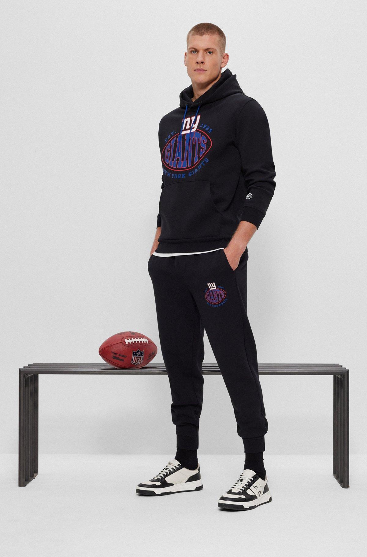  BOSS x NFL cotton-blend hoodie with collaborative branding Product Image