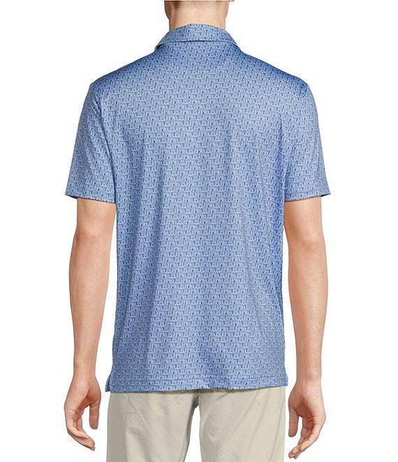 Cremieux Blue Label Performance Stretch Happy Hour Drinks Print Short Sleeve Golf Polo Shirt Product Image