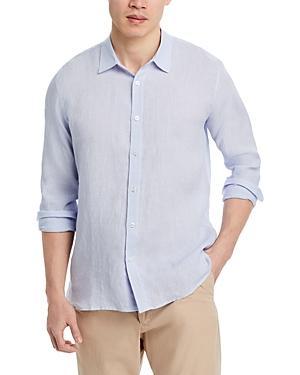 Orlebar Brown Justin Linen Regular Fit Button Down Shirt Product Image