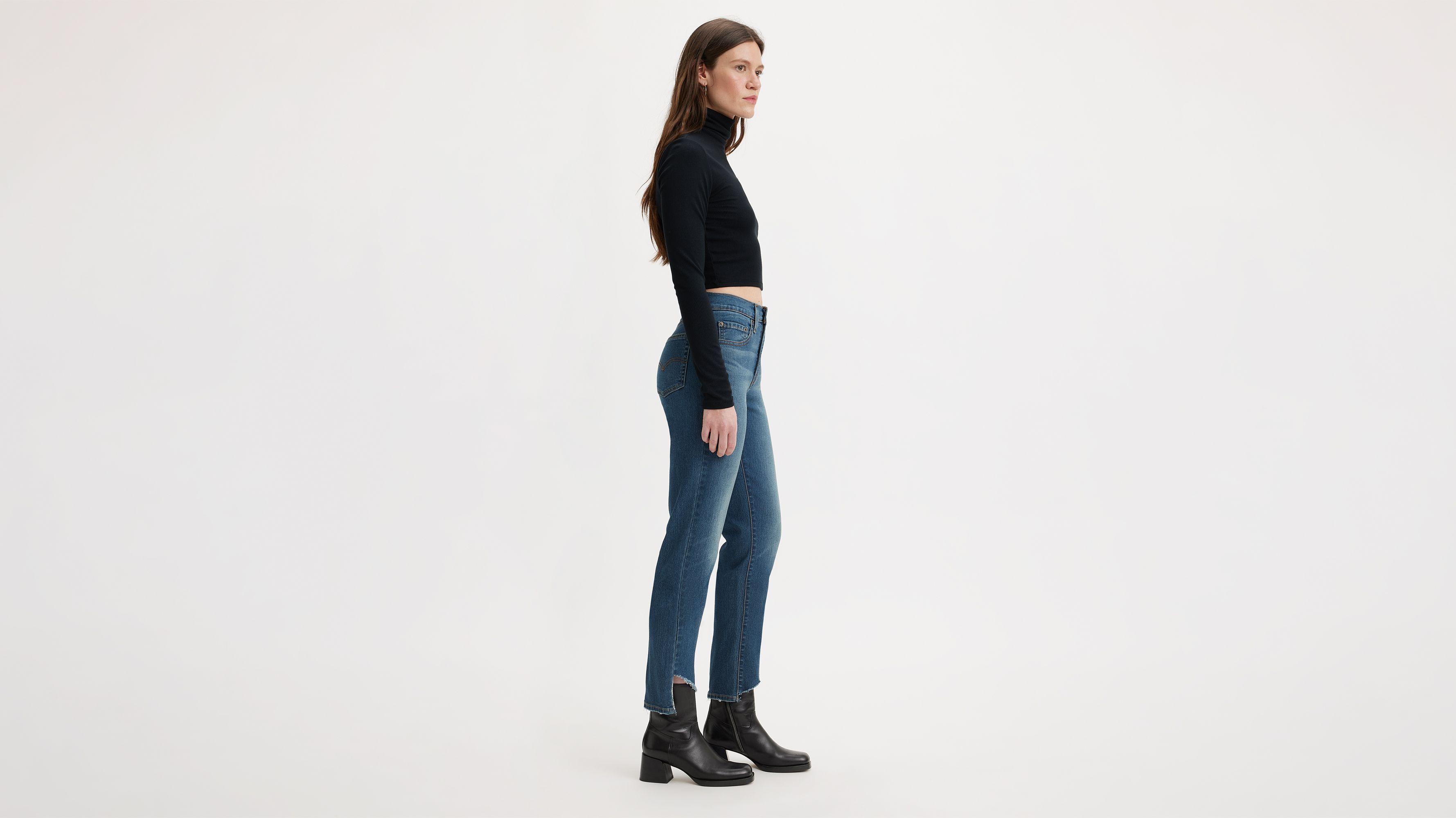 724 High Rise Slim Straight Cropped Women's Jeans Product Image