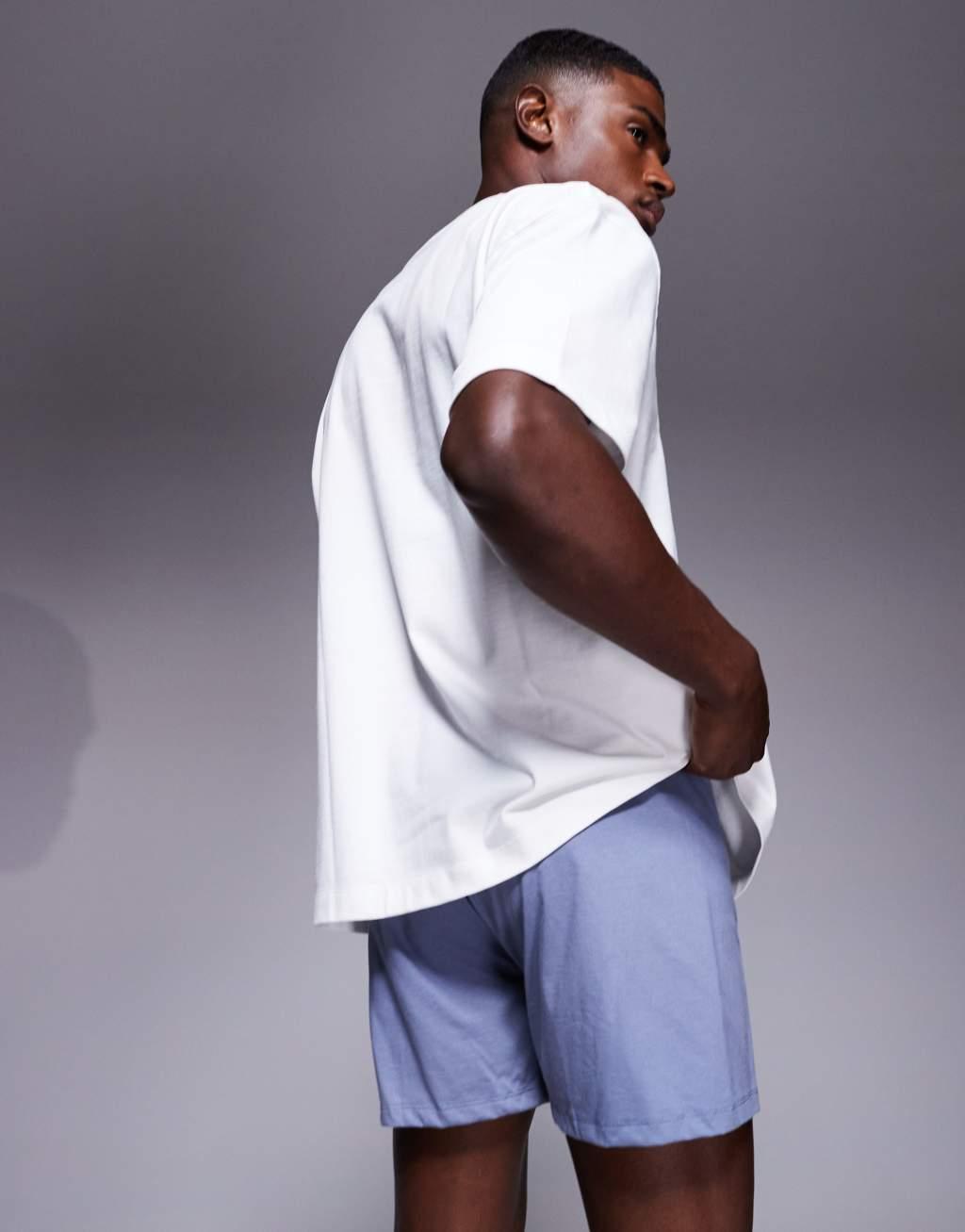 ASOS DESIGN 2 pack jersey boxers with woven patch in charcoal   Product Image