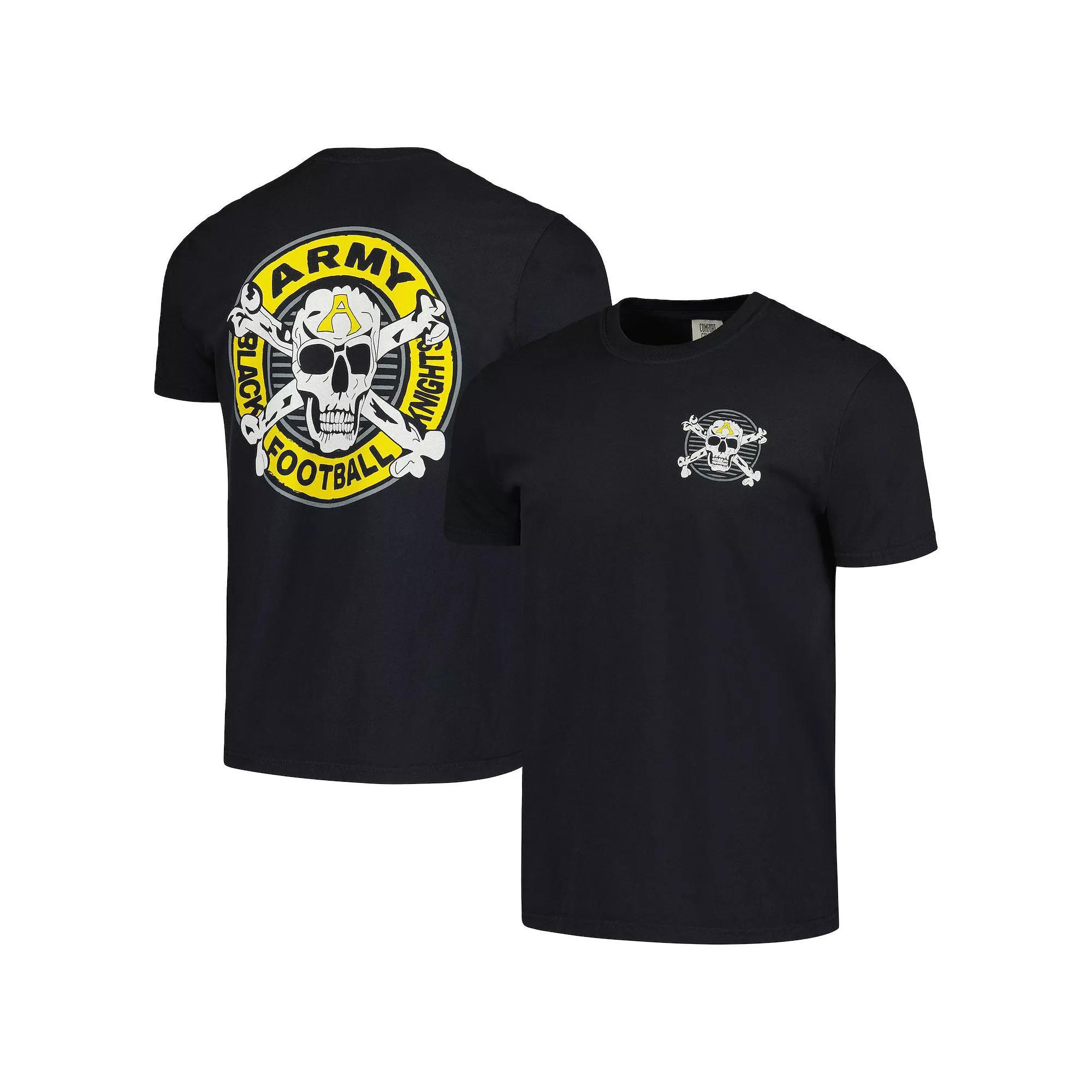 Men's Black Army Black Knights Worn Circle Badge Hyperlocal Comfort Colors T-Shirt, Size: Medium, Nc2 Black Product Image