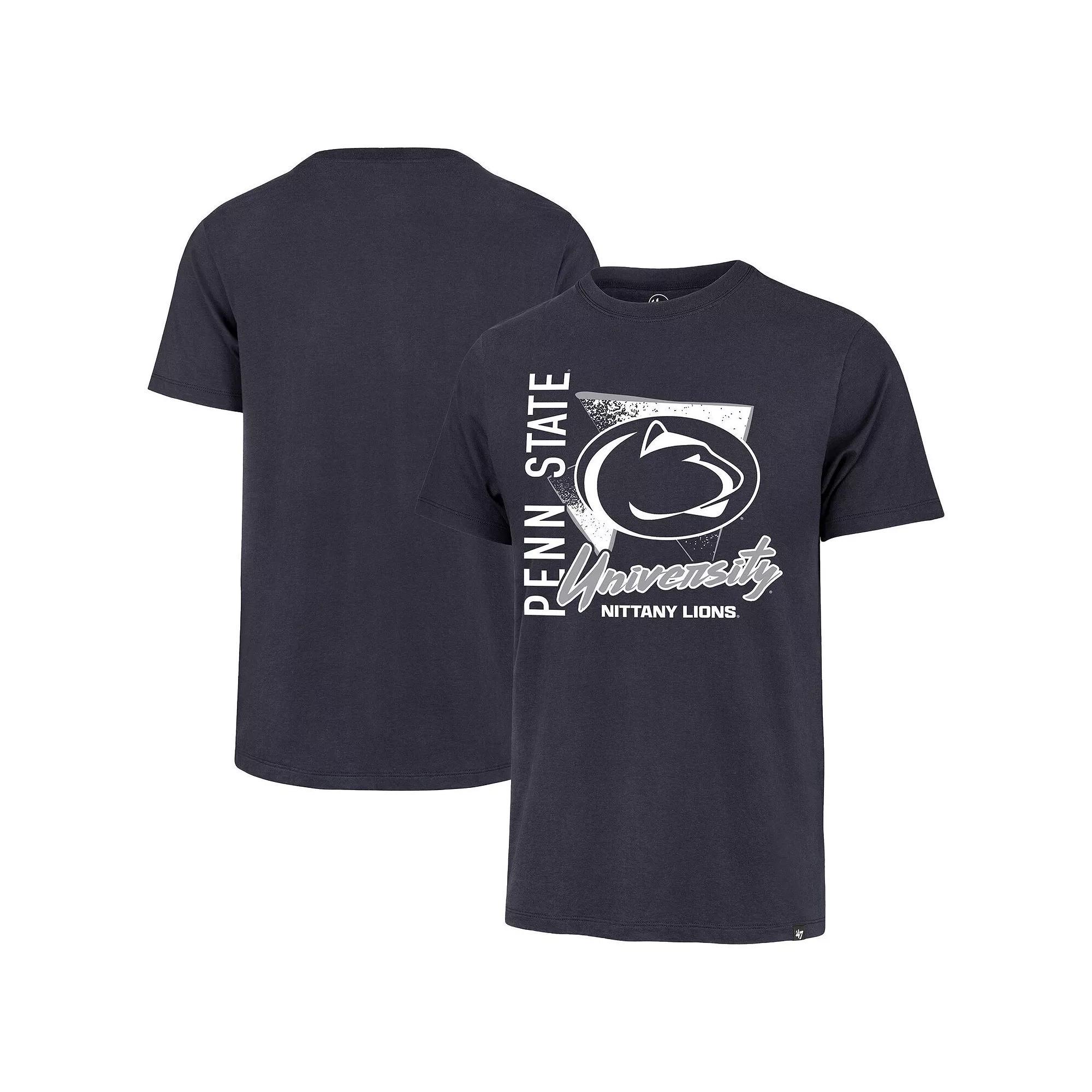 Men's '47 Navy Penn State Nittany Lions Side Arm Franklin T-Shirt, Size: 2XL, Blue Product Image
