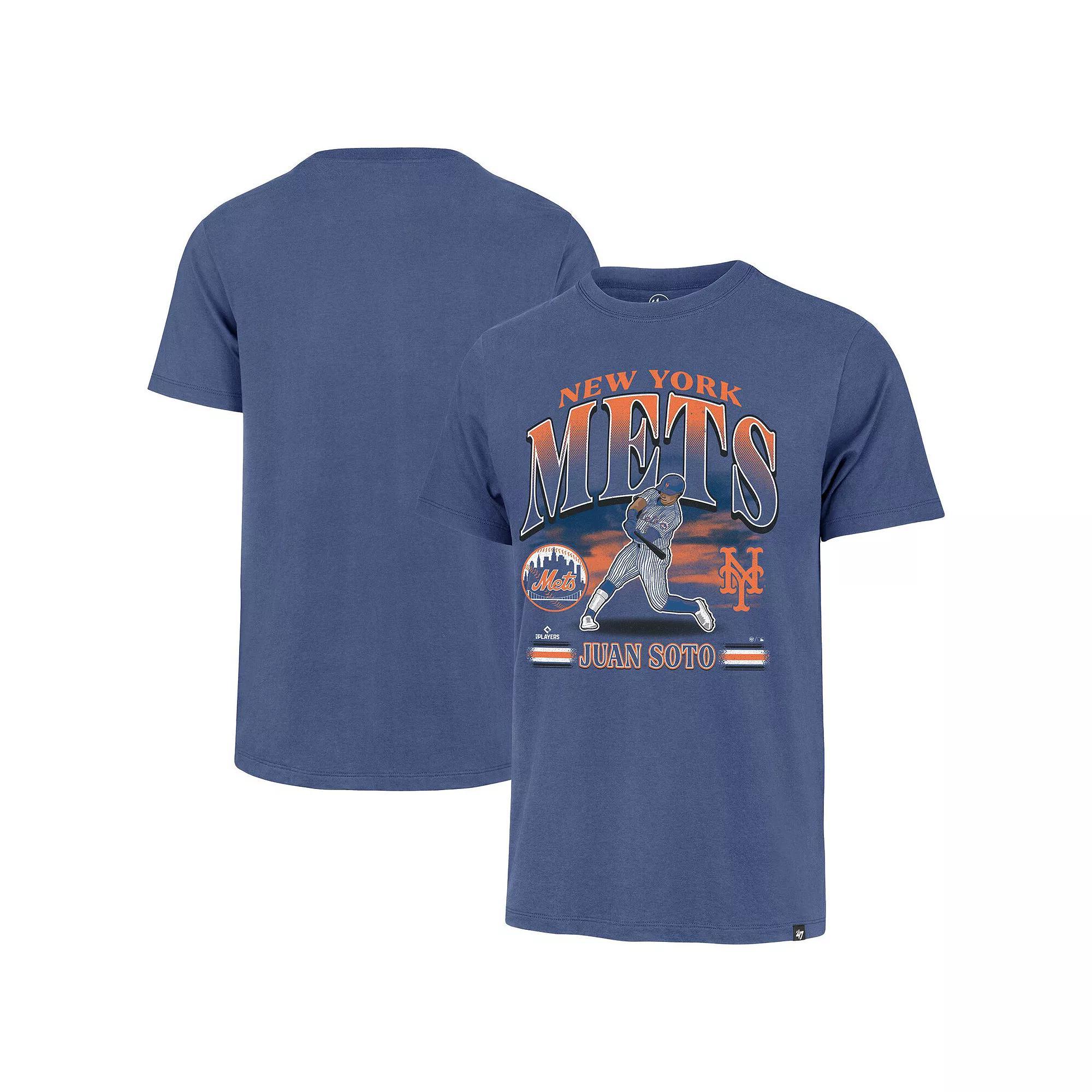 Men's '47 Juan Soto Royal New York Mets Graphic T-Shirt, Size: 2XL, Blue Product Image