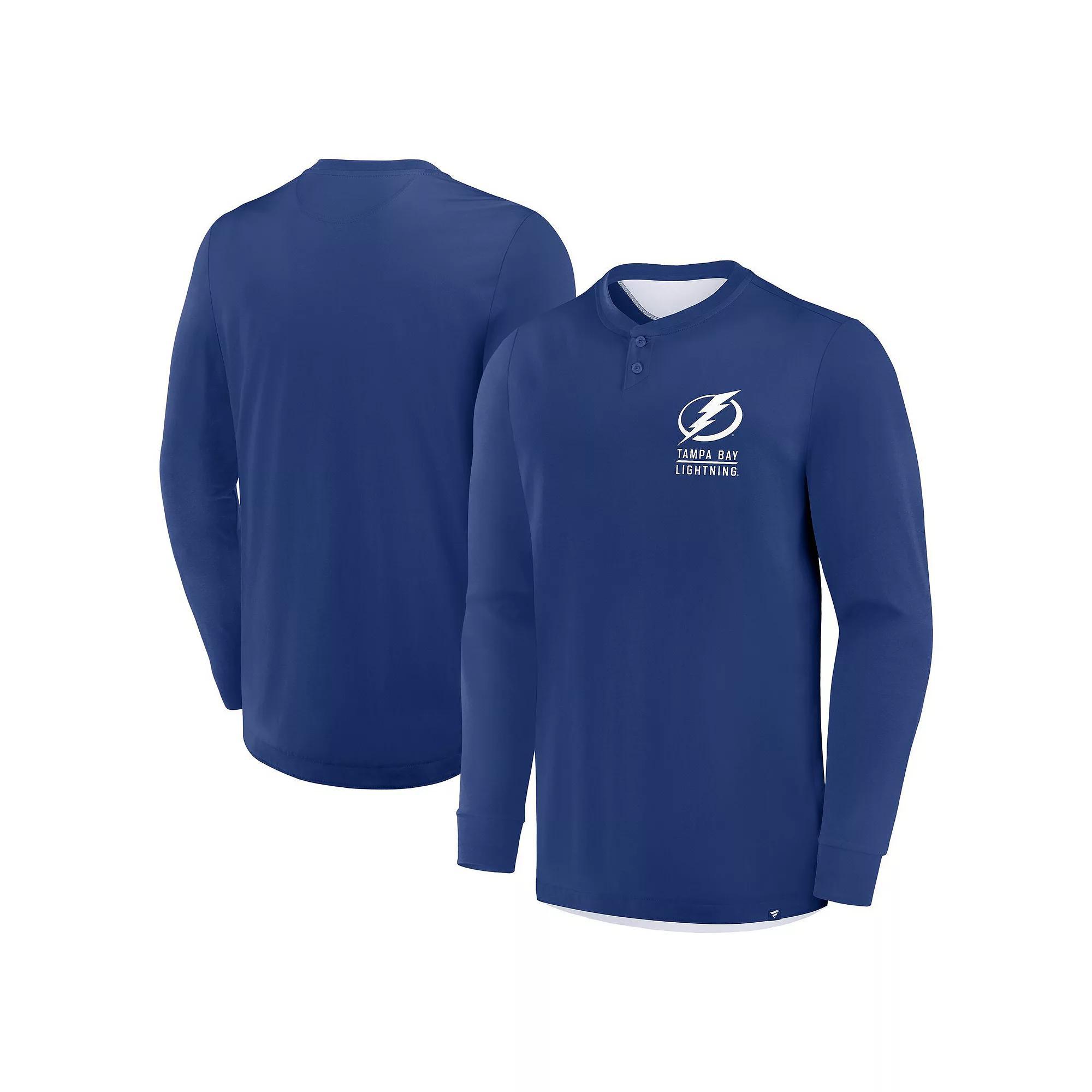 Men's Fanatics Black Pittsburgh Penguins Adrenaline Push Long Sleeve T-Shirt, Size: Small Product Image