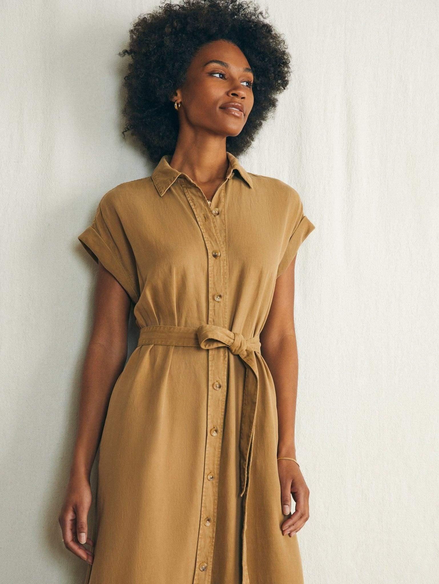 Arlie Shirtdress - Antique Bronze Female Product Image