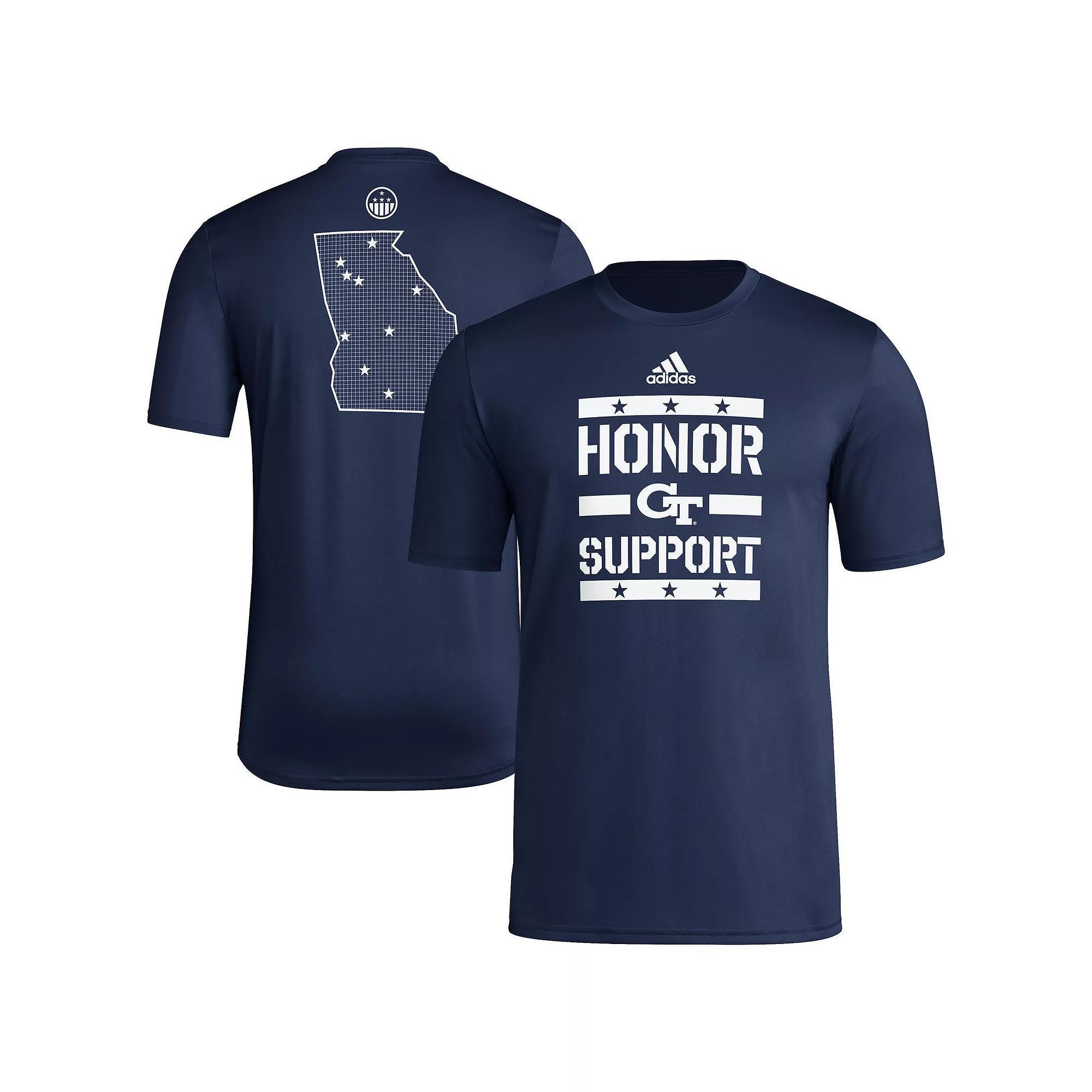 Mens adidas Washington Huskies Honor & Support Pre-Game T-Shirt Product Image