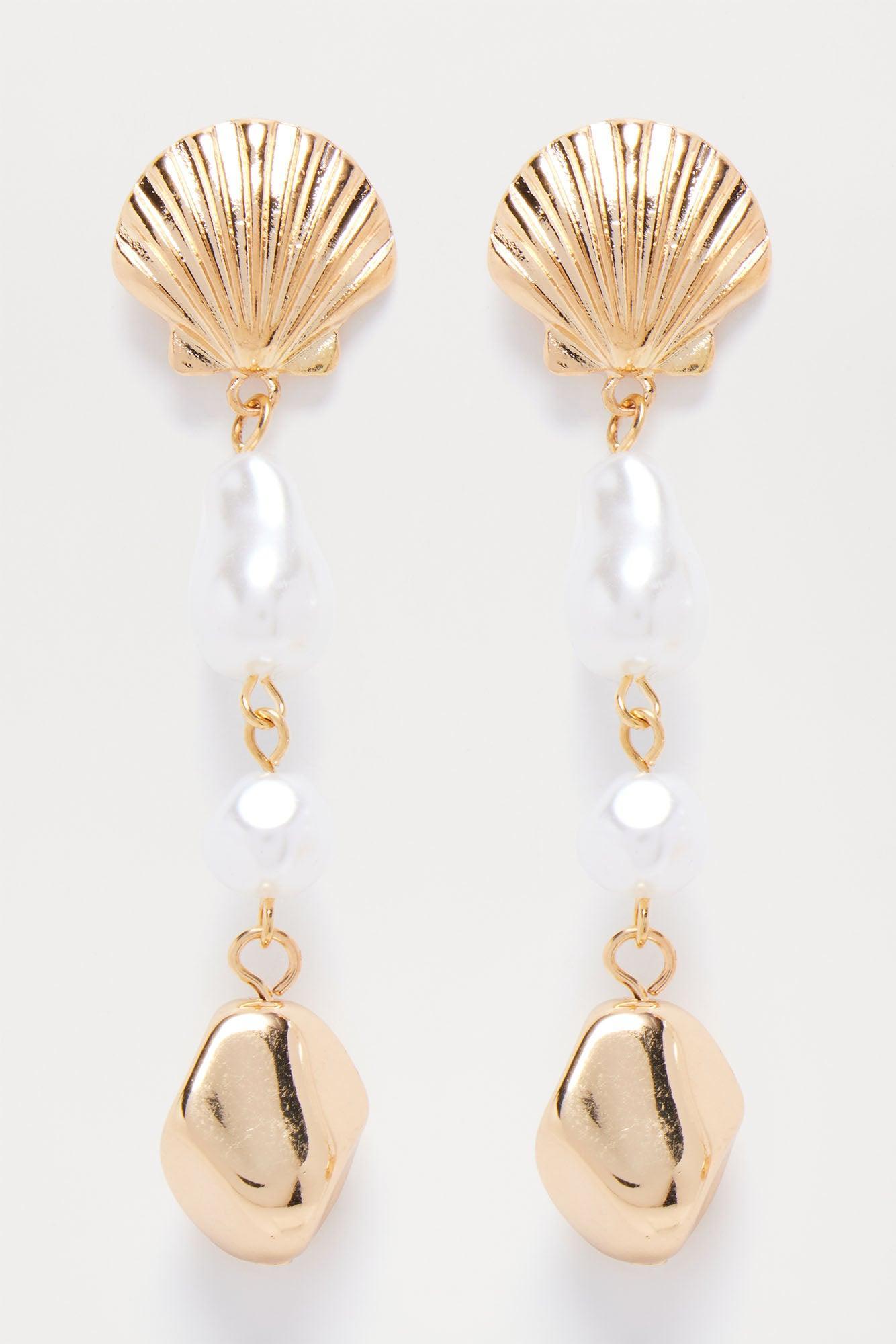 By The Shore Earrings - Gold Product Image