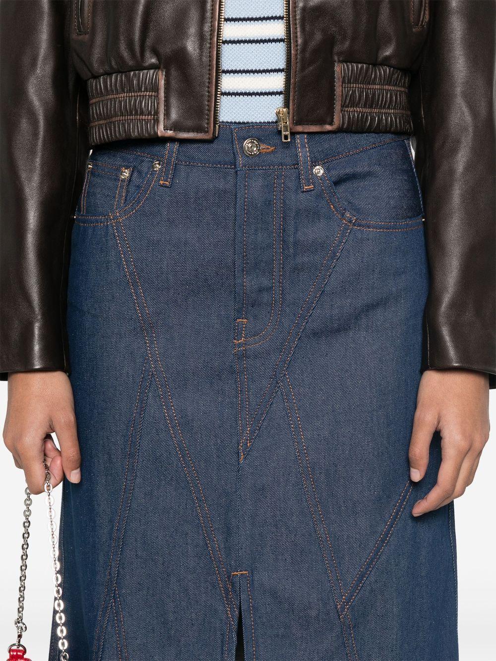 denim midi skirt   Product Image