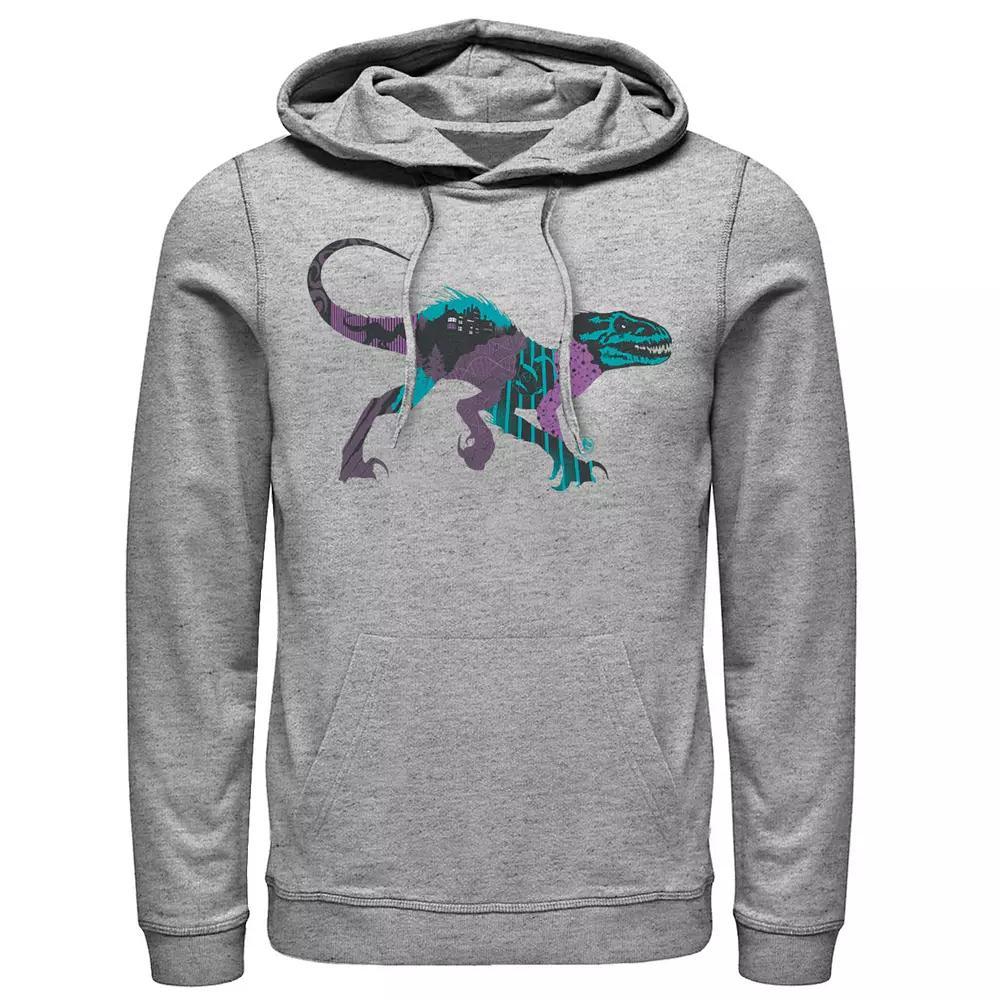 Disneys Sleeping Beauty Maleficent Mens Outline Rock Show Hoodie Athletic Grey Product Image