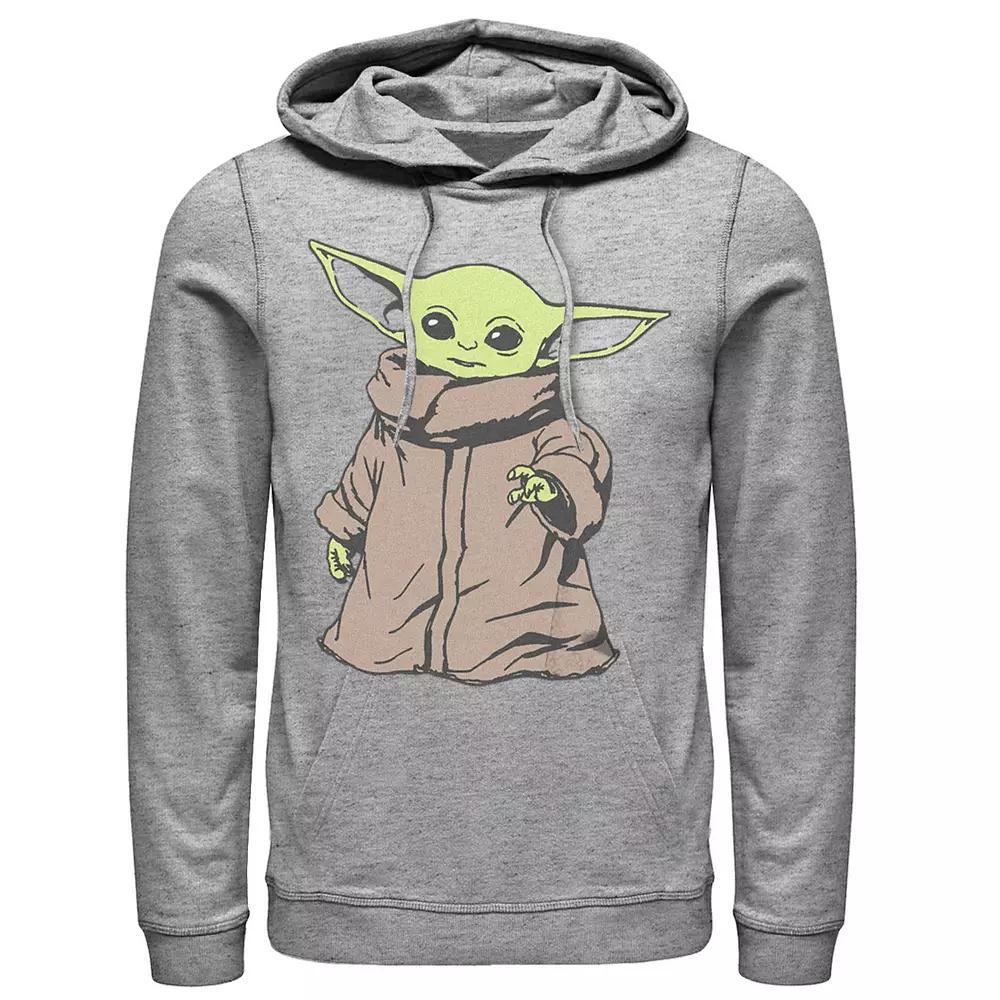 Mens Nintendo Logo Pullover Hoodie Athletic Grey Product Image