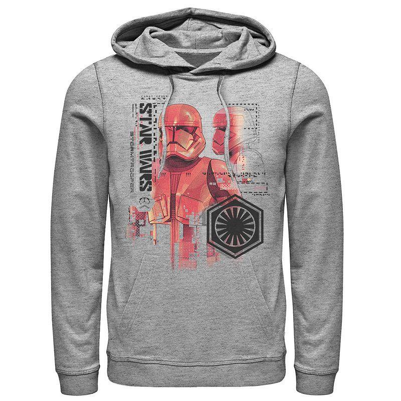 Mens Star Wars The Rise of Skywalker Sith Trooper Schematic Pullover Hoodie Product Image