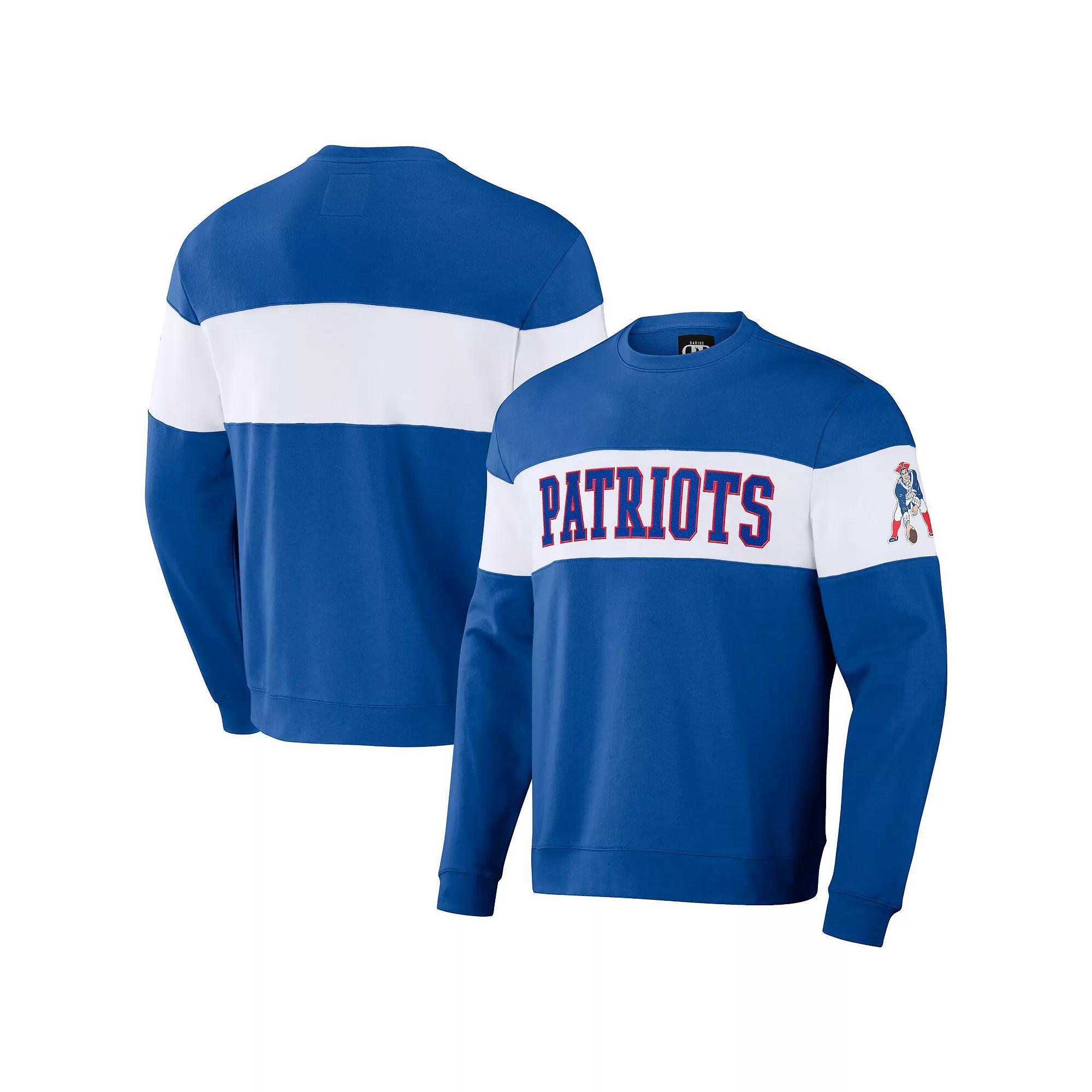 Men's Darius Rucker Collection by Fanatics Navy Houston Astros Stripe Pullover Sweatshirt, Size: Small, Blue Product Image