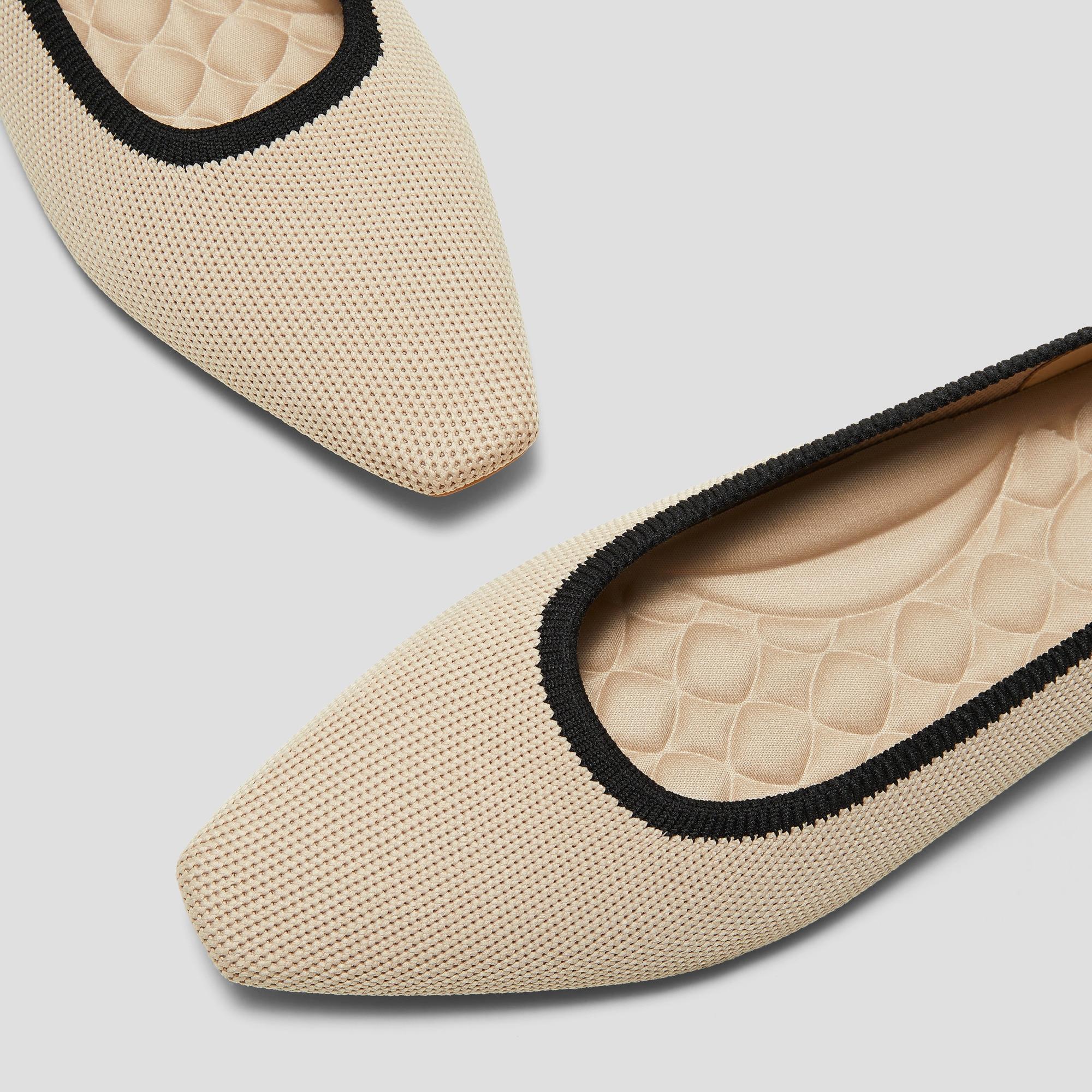 Mini Square-Toe Flats (Kathleen) Product Image