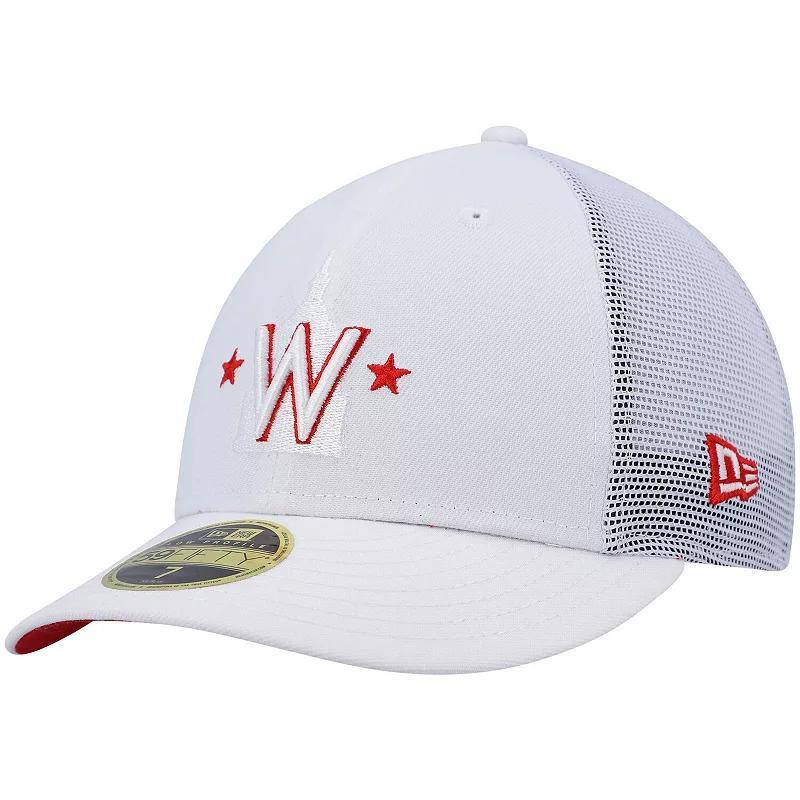 Men's New Era White Washington Nationals 2022 Batting Practice Low Profile 59FIFTY Fitted Hat, Size: 6 7/8 Product Image