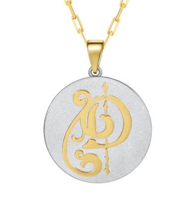 Saints & Saviors Fancy Initial K Pendant Necklace Product Image