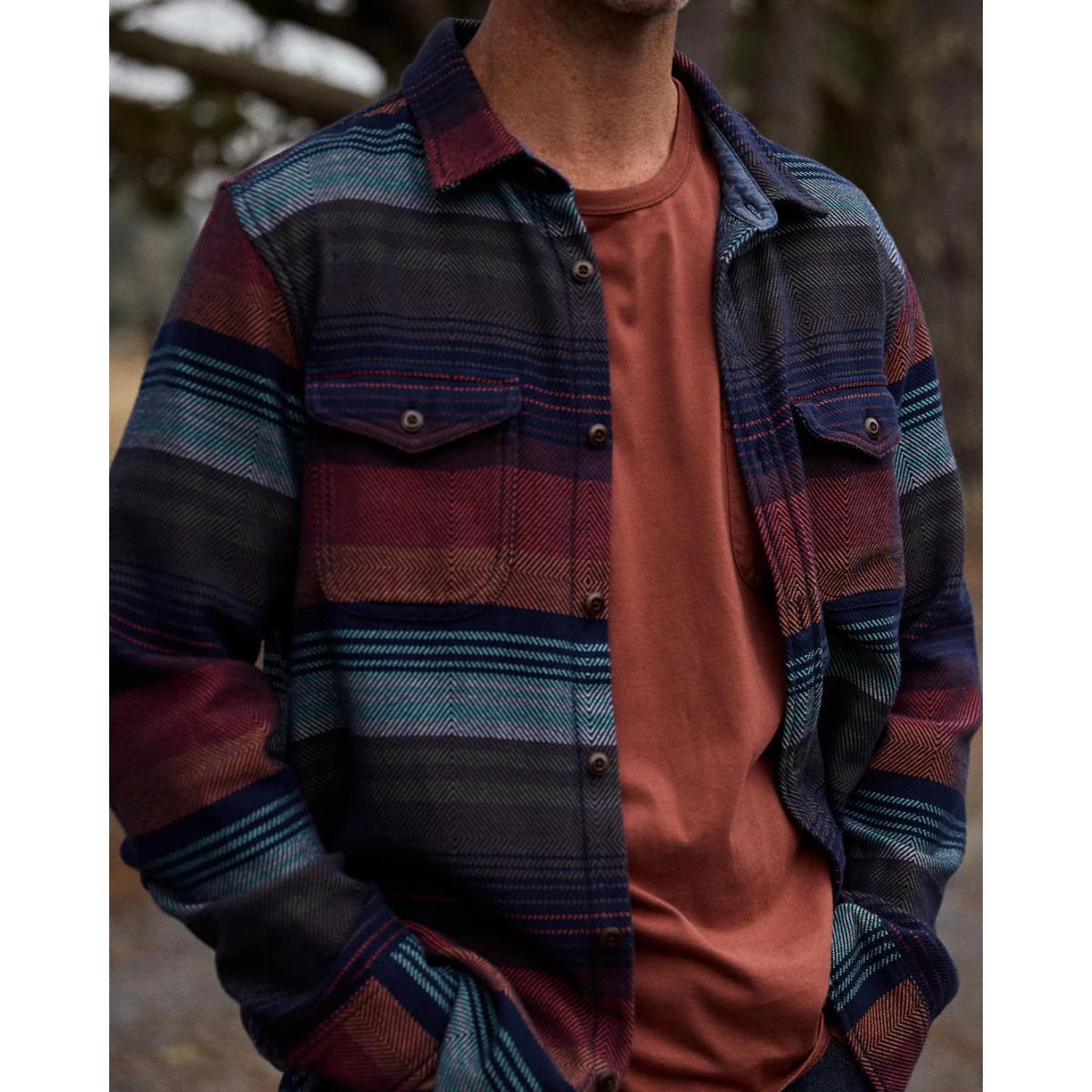 Blanket Shirt Burnt Sonoran Stripe Product Image