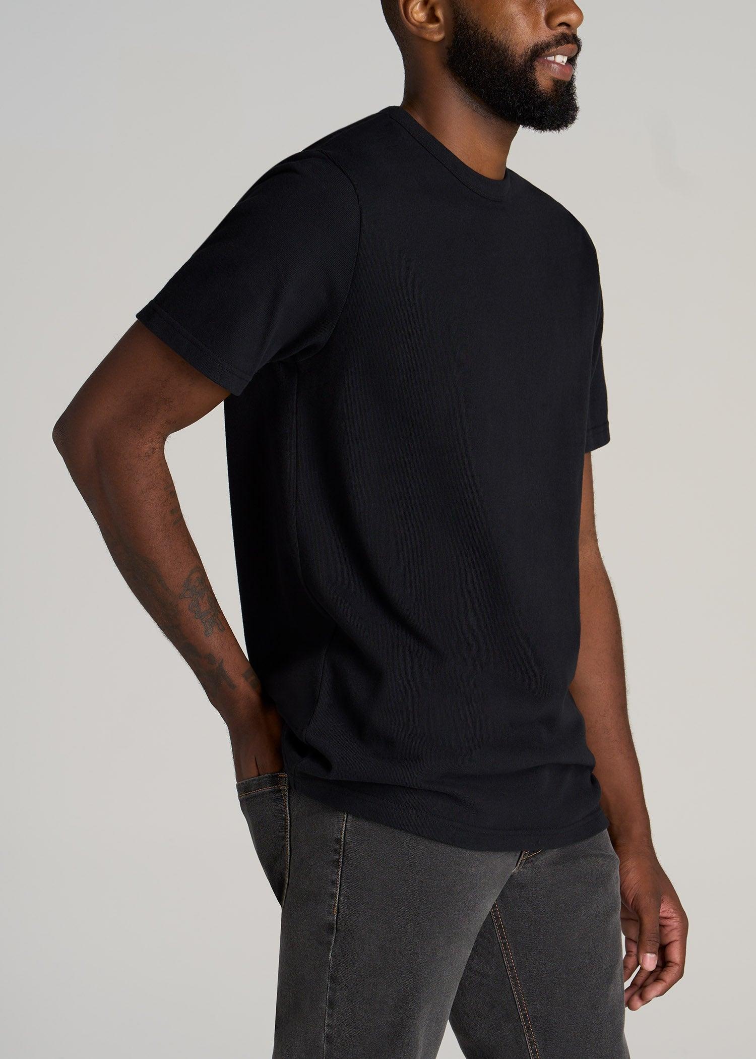 LJ&S Heavyweight RELAXED-FIT Tall Tee in Sumac Red Product Image