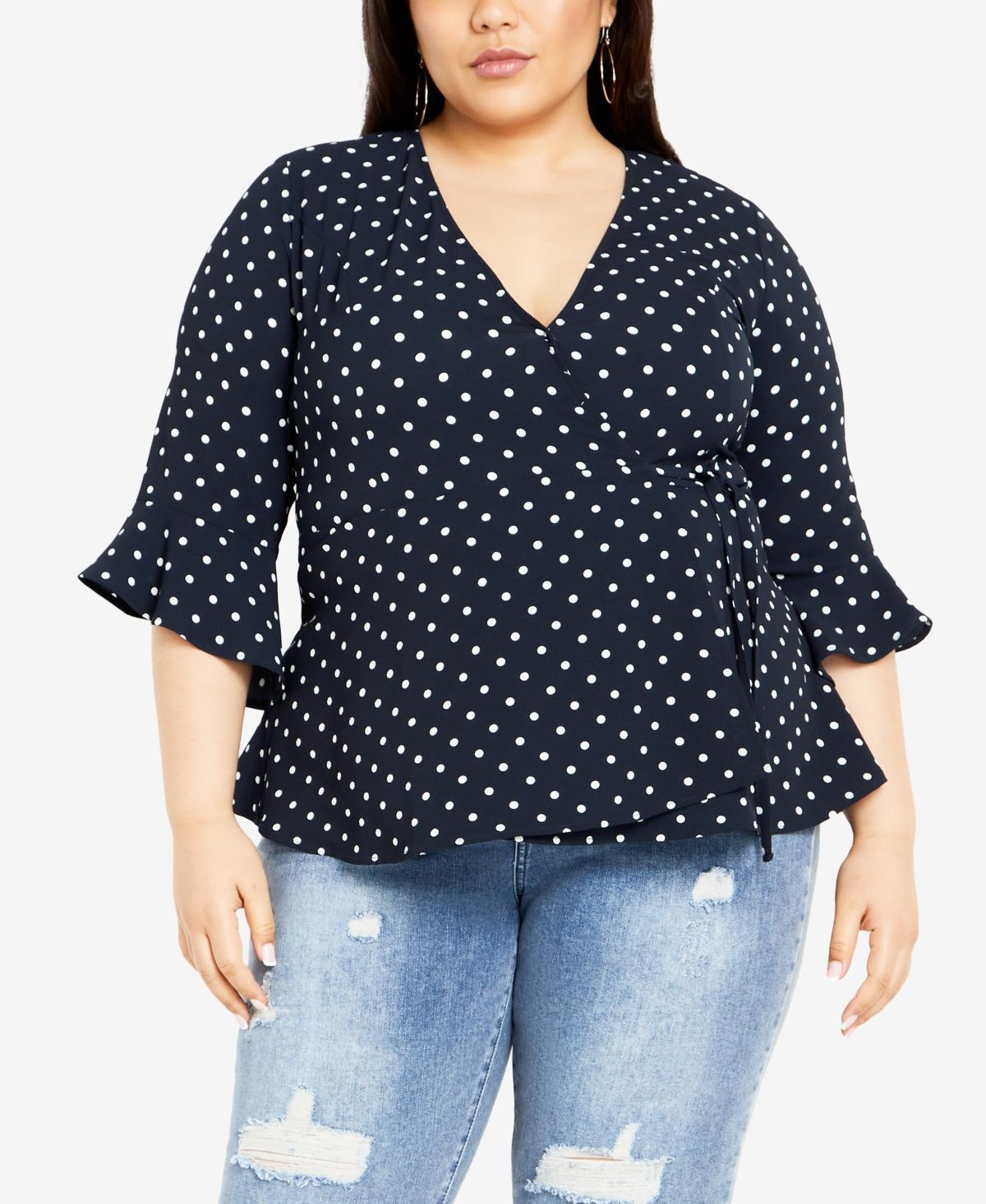 City Chic Womens Fresh Spot Top Product Image