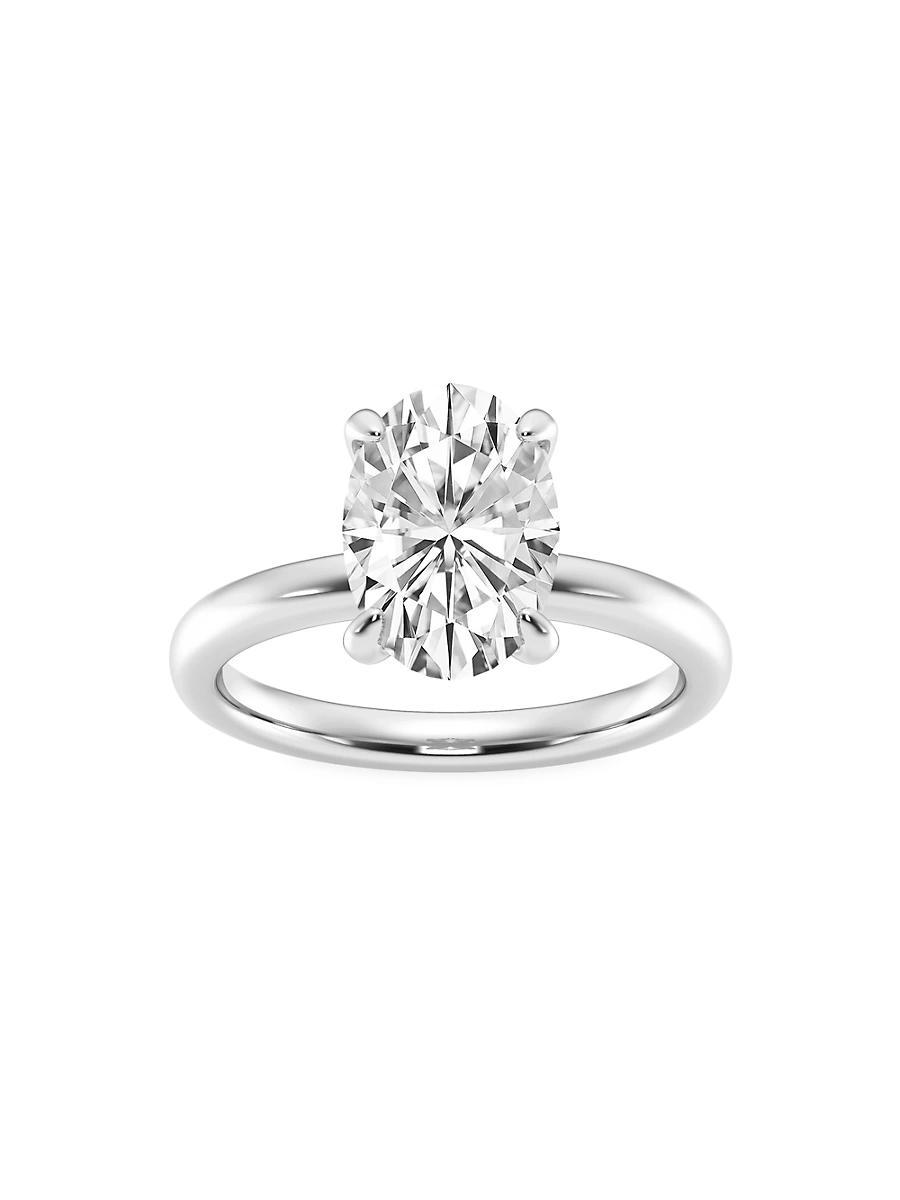 Womens Platinum & Oval Lab-Grown Diamond Solitaire Ring/0.50-5.00 TCW Product Image