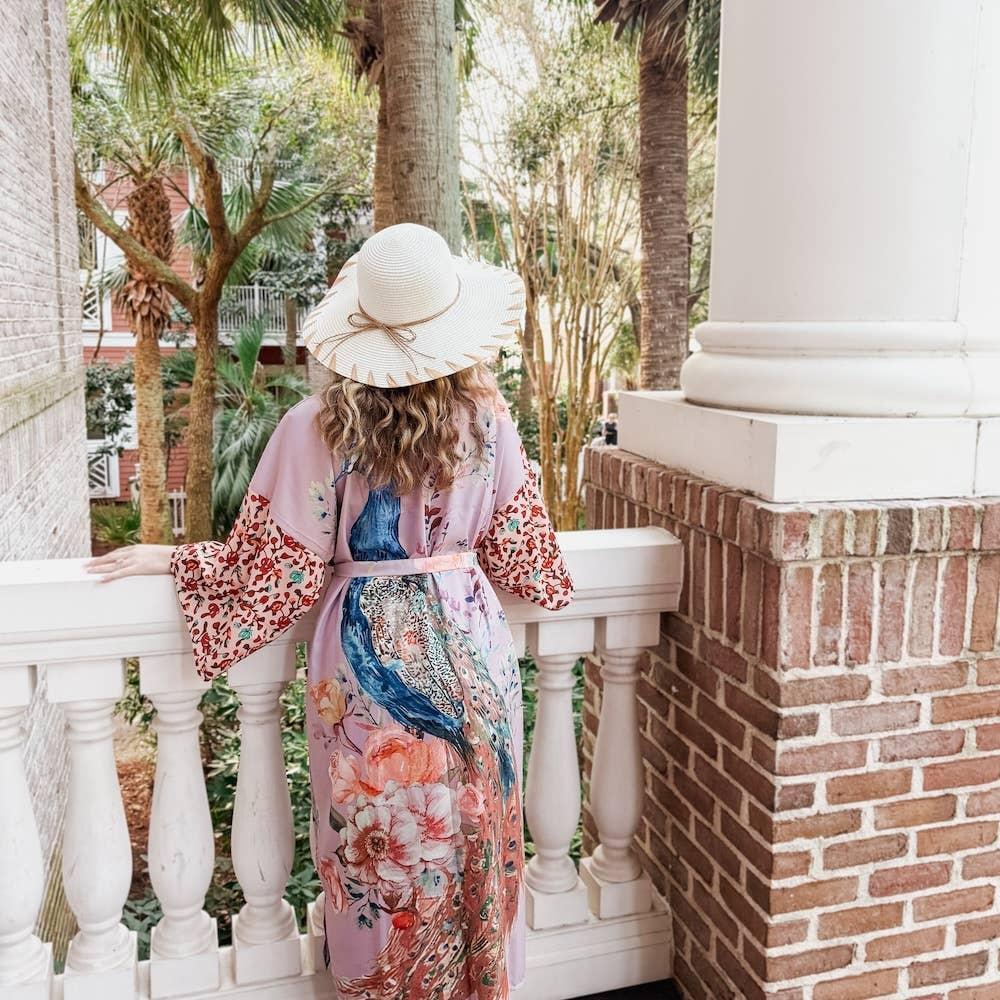 Peacock Summer Kimono Product Image