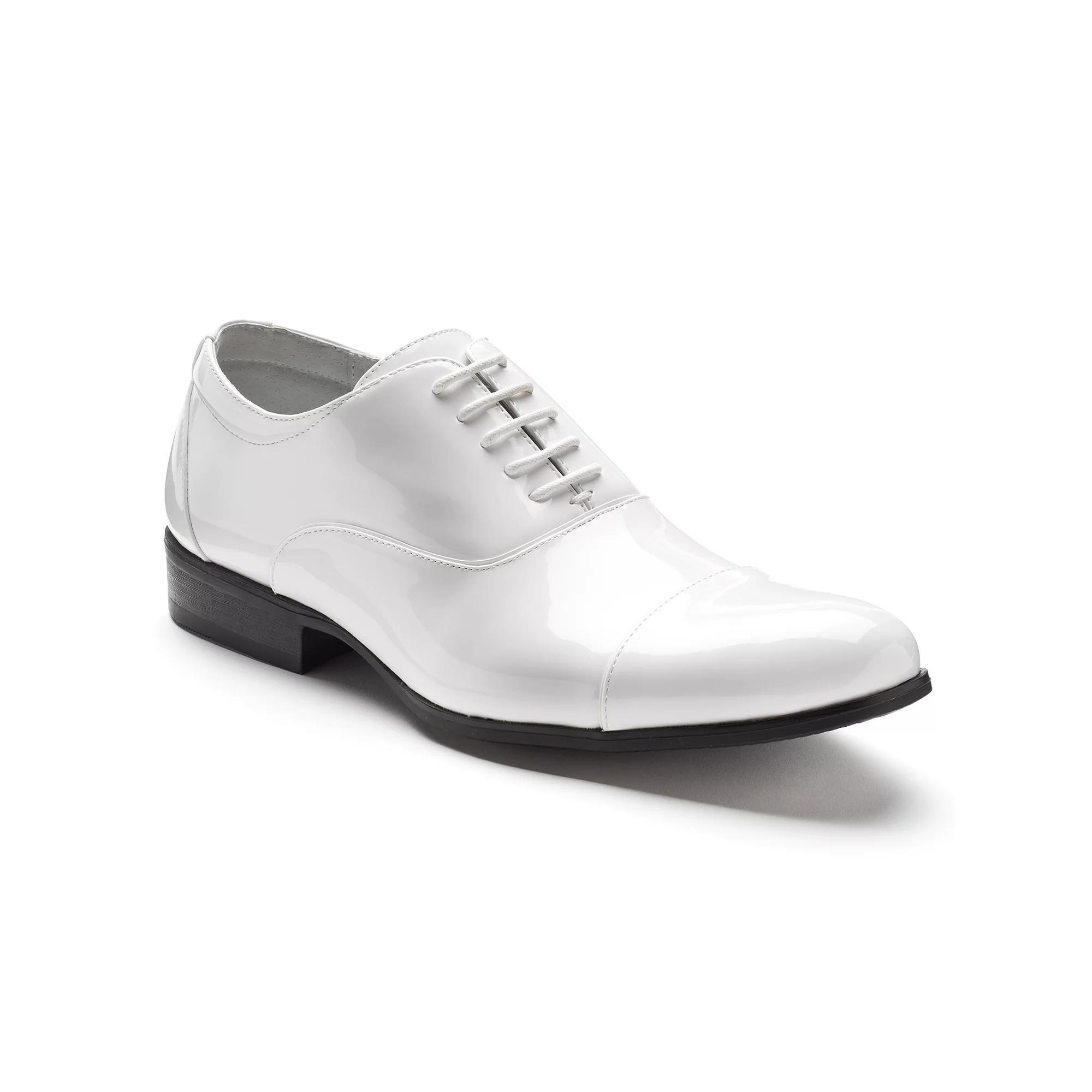 Stacy Adams Gala Men's Oxford Dress Shoes, Size: 11.5 Medium, Black Patent Product Image