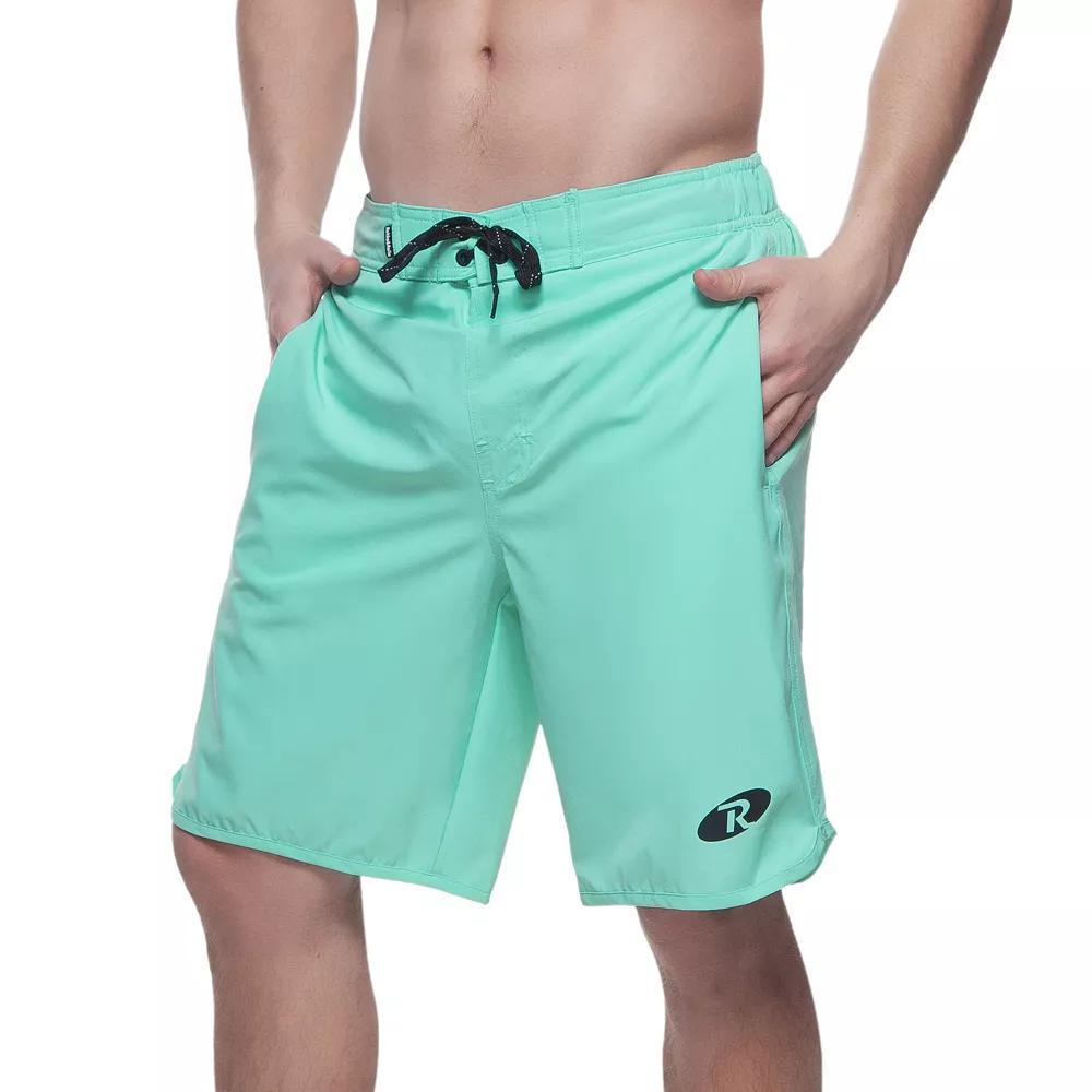 Men's Rokka&Rolla 9" Stretch Swim Trunks, Size: XL, Blue Product Image