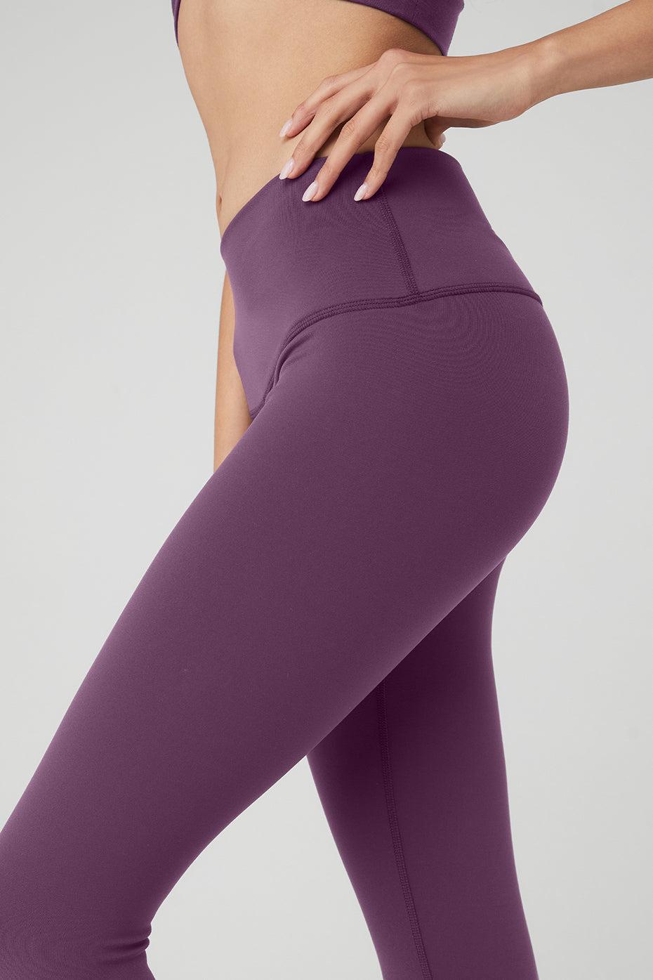 Alo Yoga | 7/8 High-Waist Airbrush Legging Purple Product Image