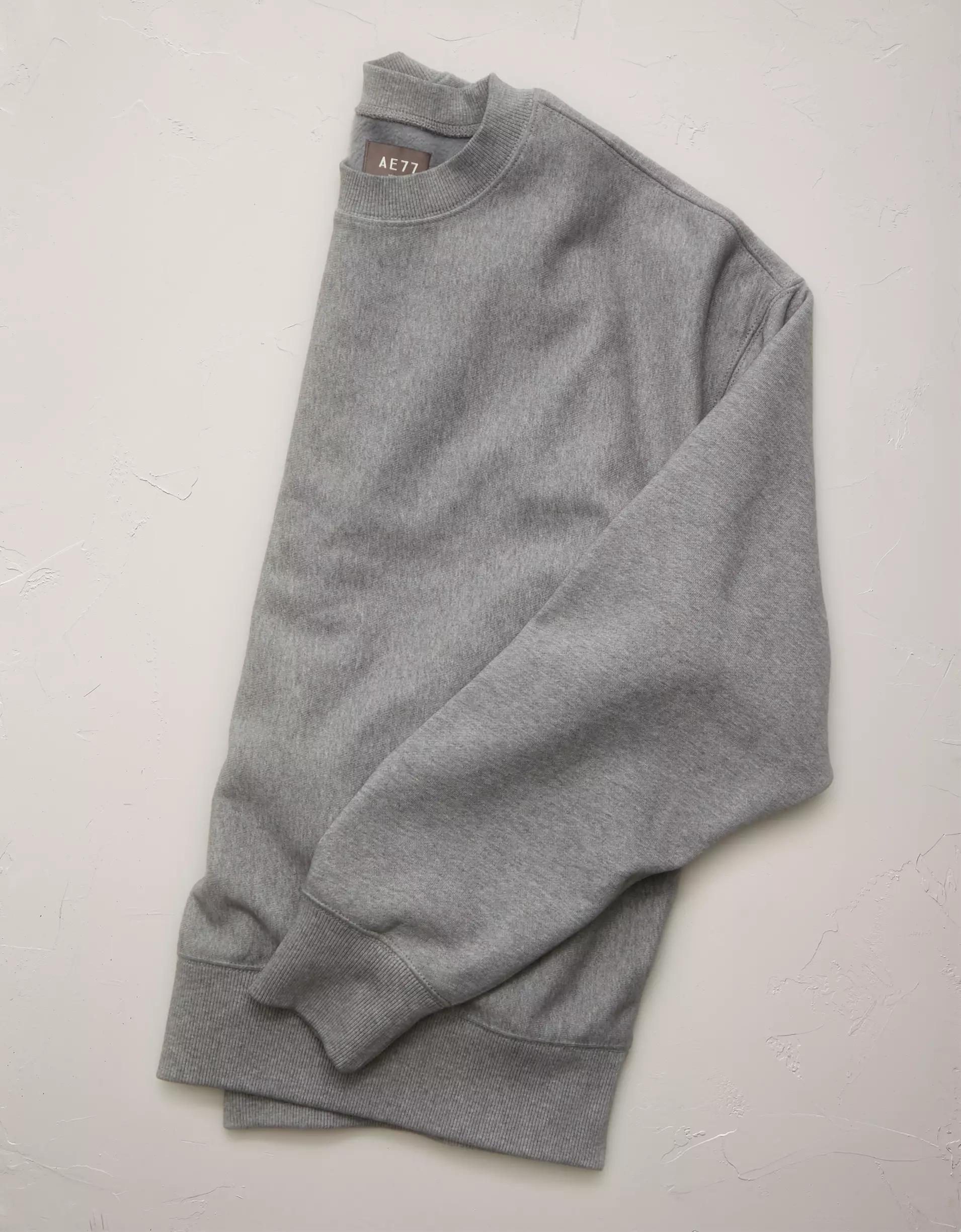 AE77 Premium Oversized Crewneck Sweatshirt Product Image