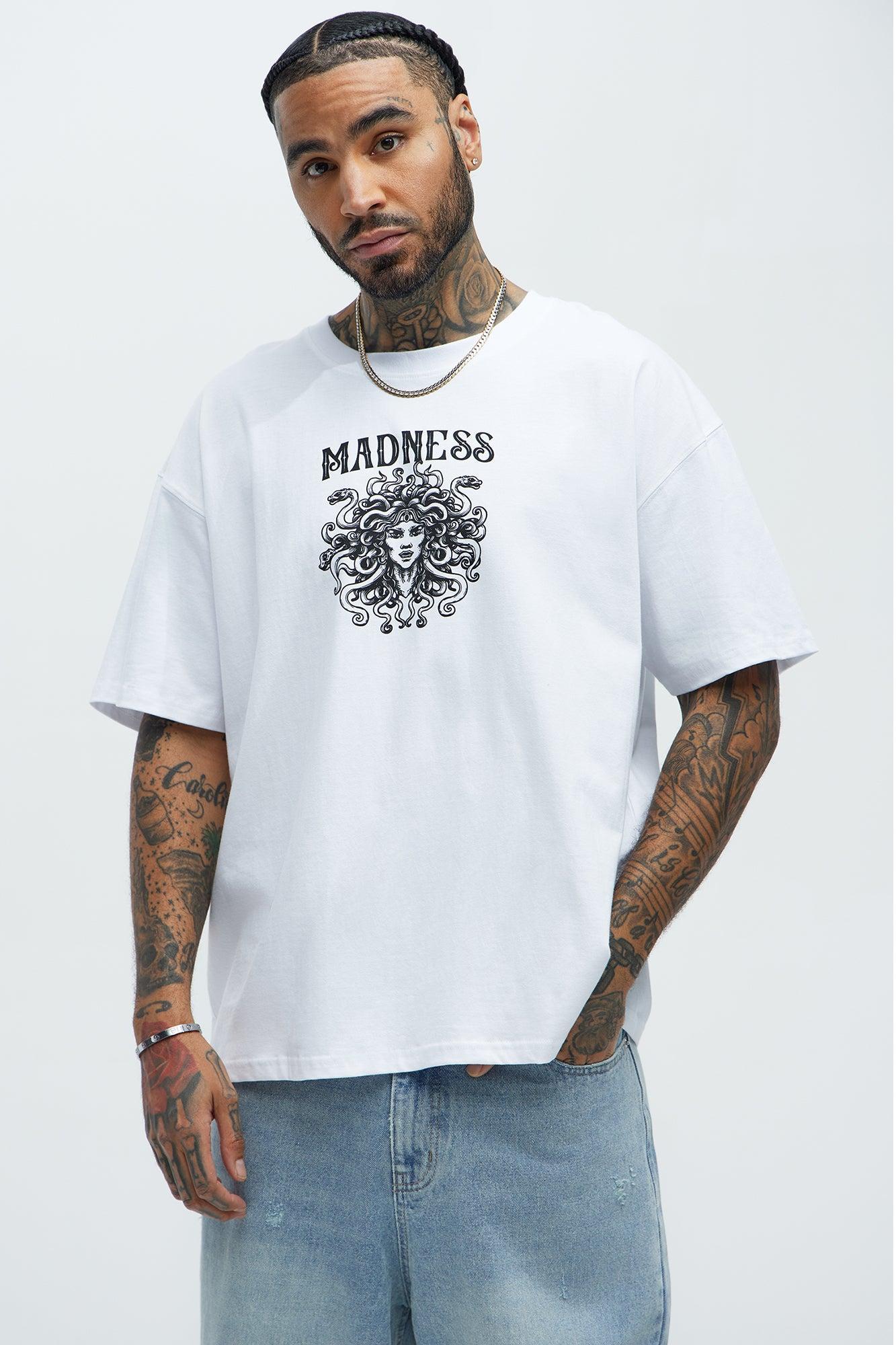 Madness Short Sleeve Tee - White Product Image