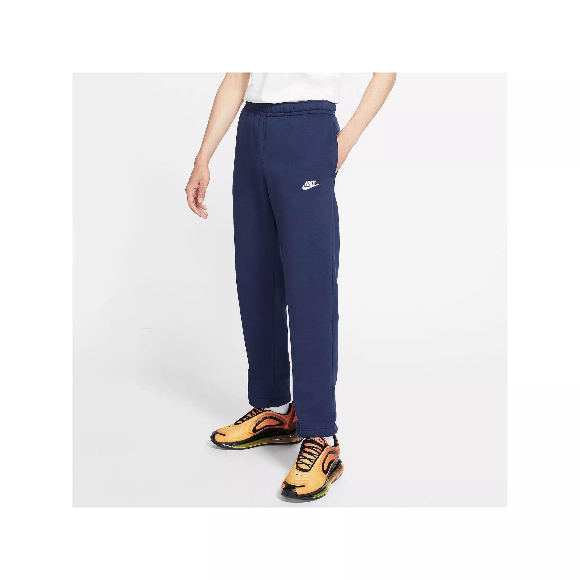 Big & Tall Nike Sportswear Club Fleece Pants, Mens Dark Gray Grey Product Image