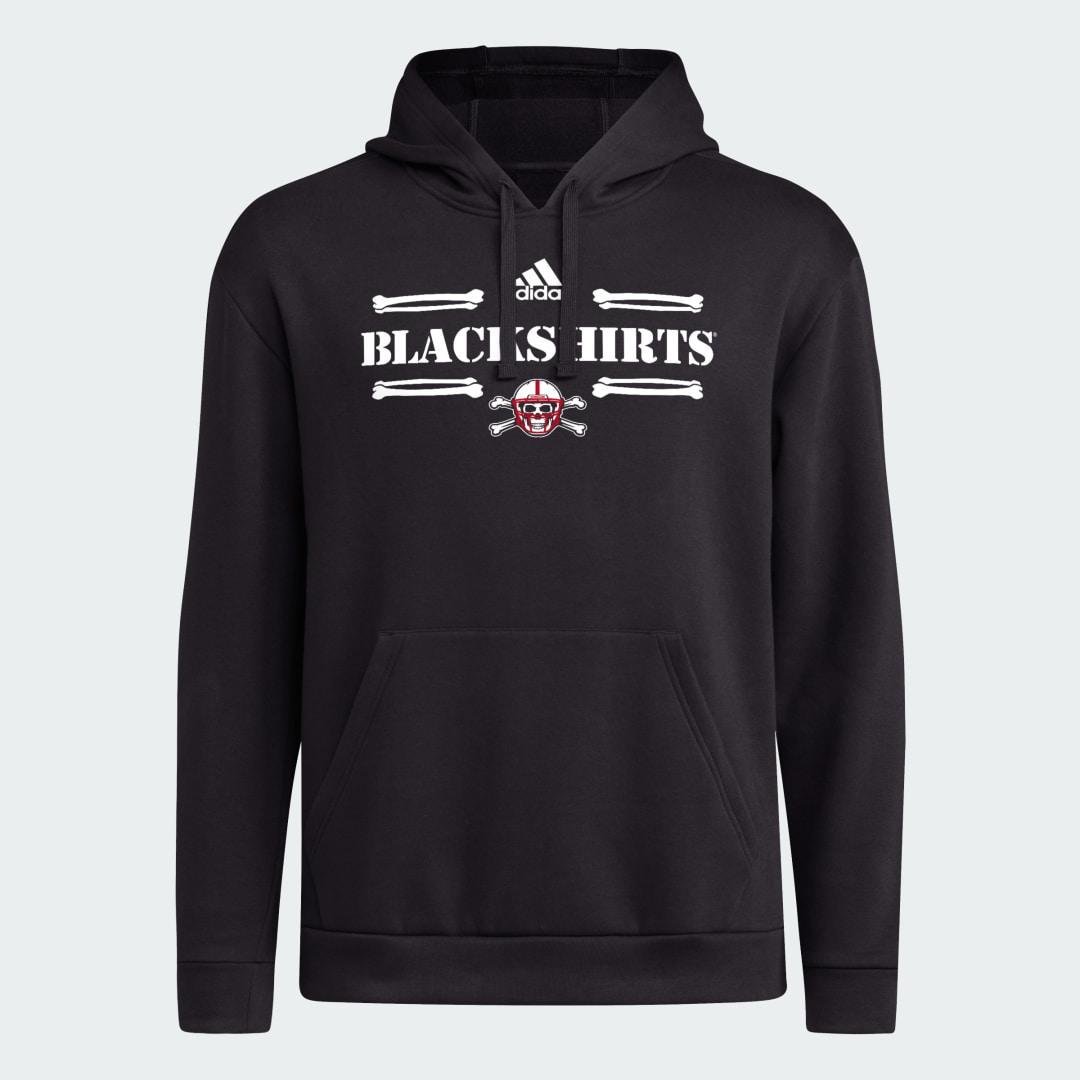 Men's adidas Black Nebraska Huskers Blackshirts Pullover Hoodie, Size: Medium Product Image