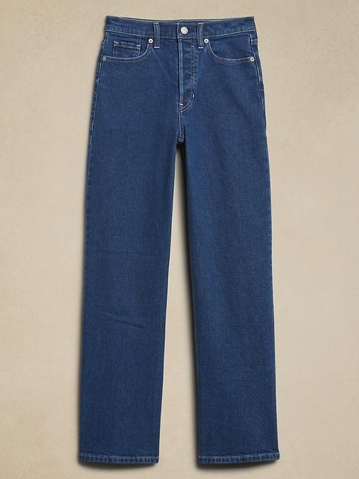 Ultra High-Rise Wide-Leg Crop Jean Product Image