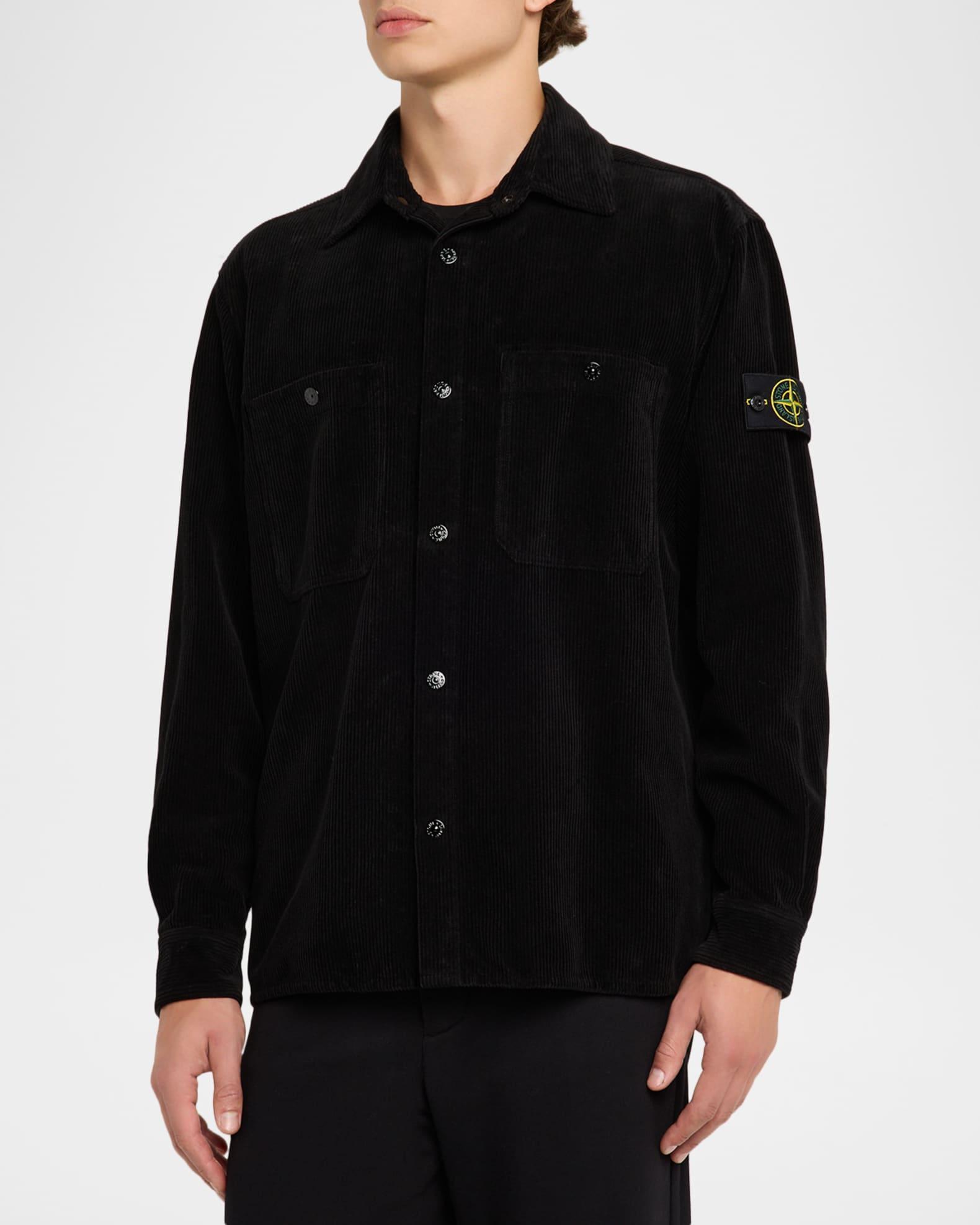 Men's Corduroy Long Sleeve Overshirt Product Image