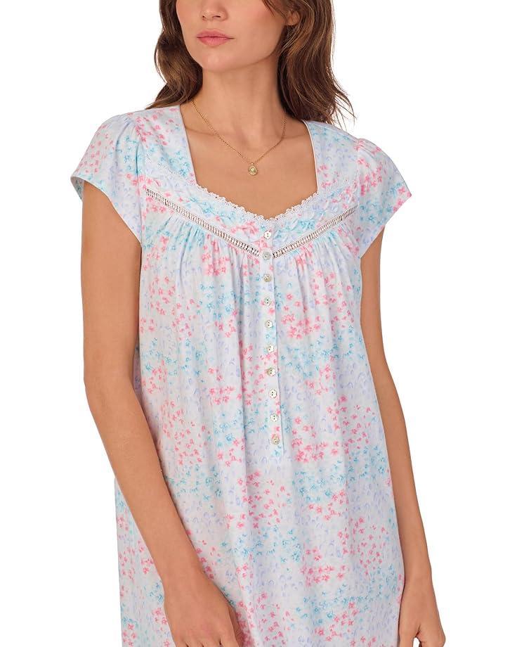 Cap Sleeve Cotton Modal Waltz Gown Product Image