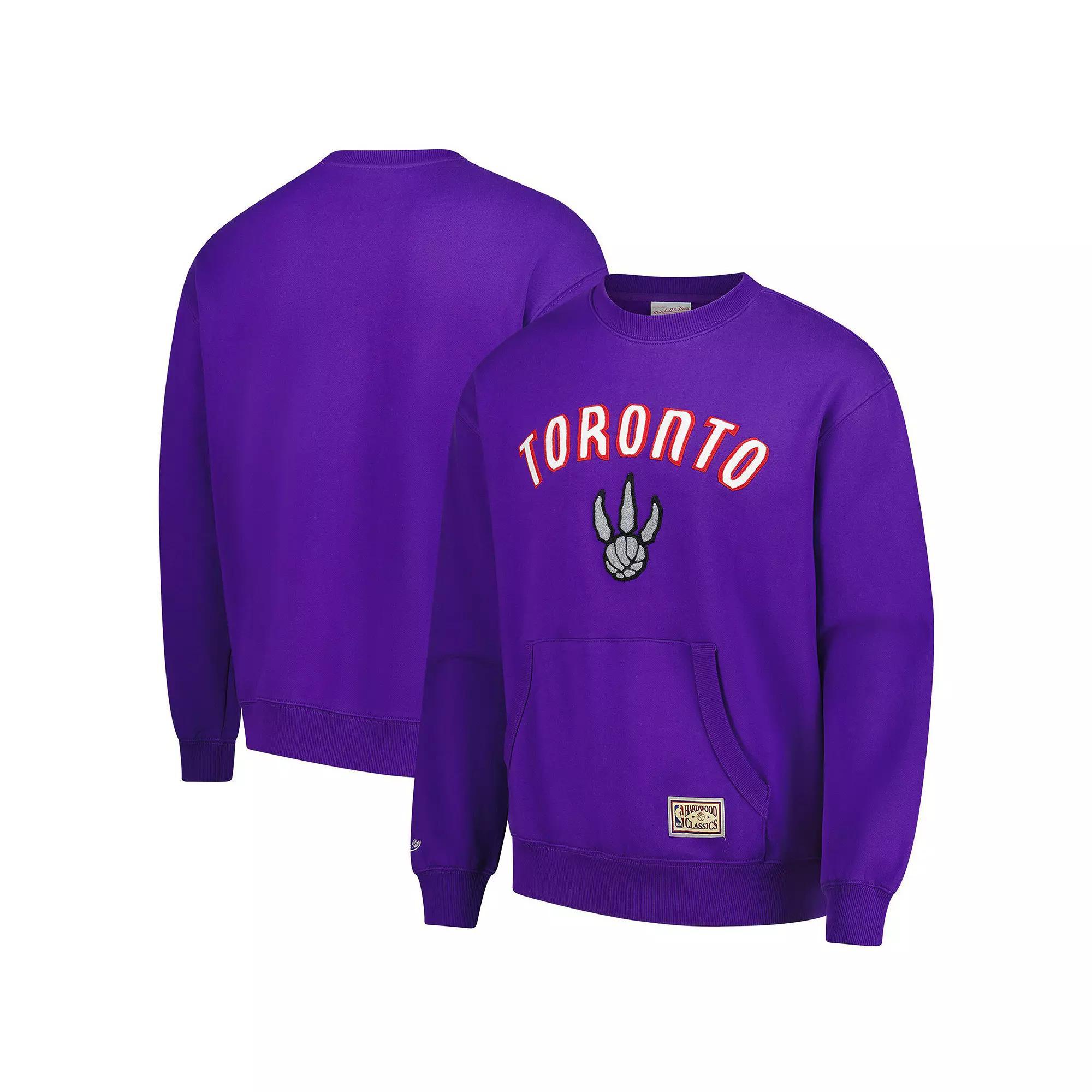 Men's Mitchell & Ness Purple Toronto Raptors Nights Pullover Sweatshirt, Size: Medium, Rpt Purple Product Image