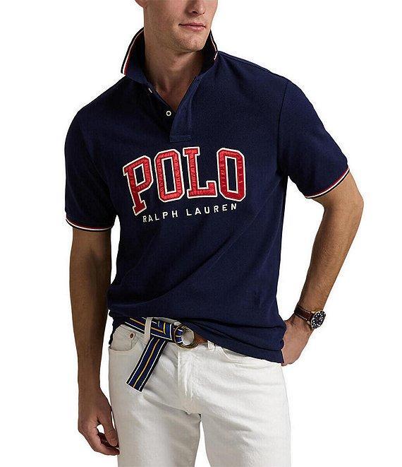 Polo Ralph Lauren Classic Fit Logo Mesh Short Sleeve Polo Shirt Product Image