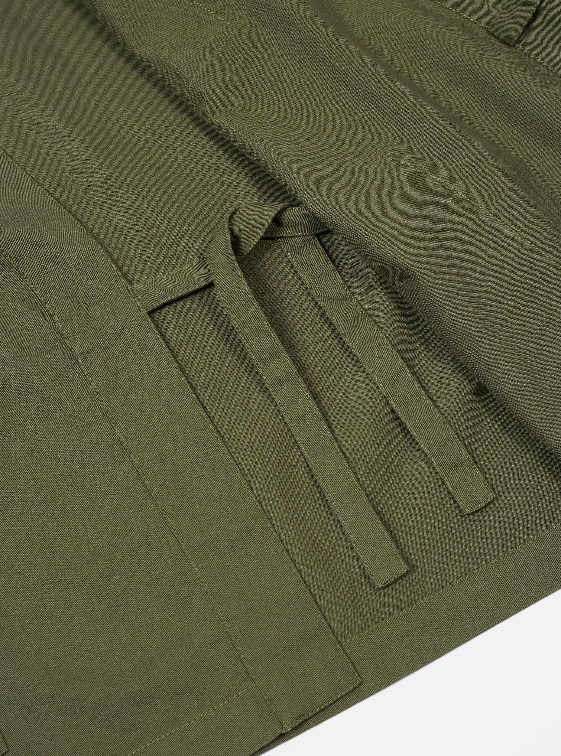 Universal Works Kyoto Work Jacket in Light Olive Twill Product Image
