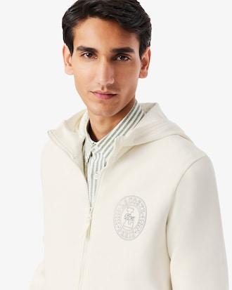 Men's Classic Fit Zip-Up Piqué Sweatshirt Product Image
