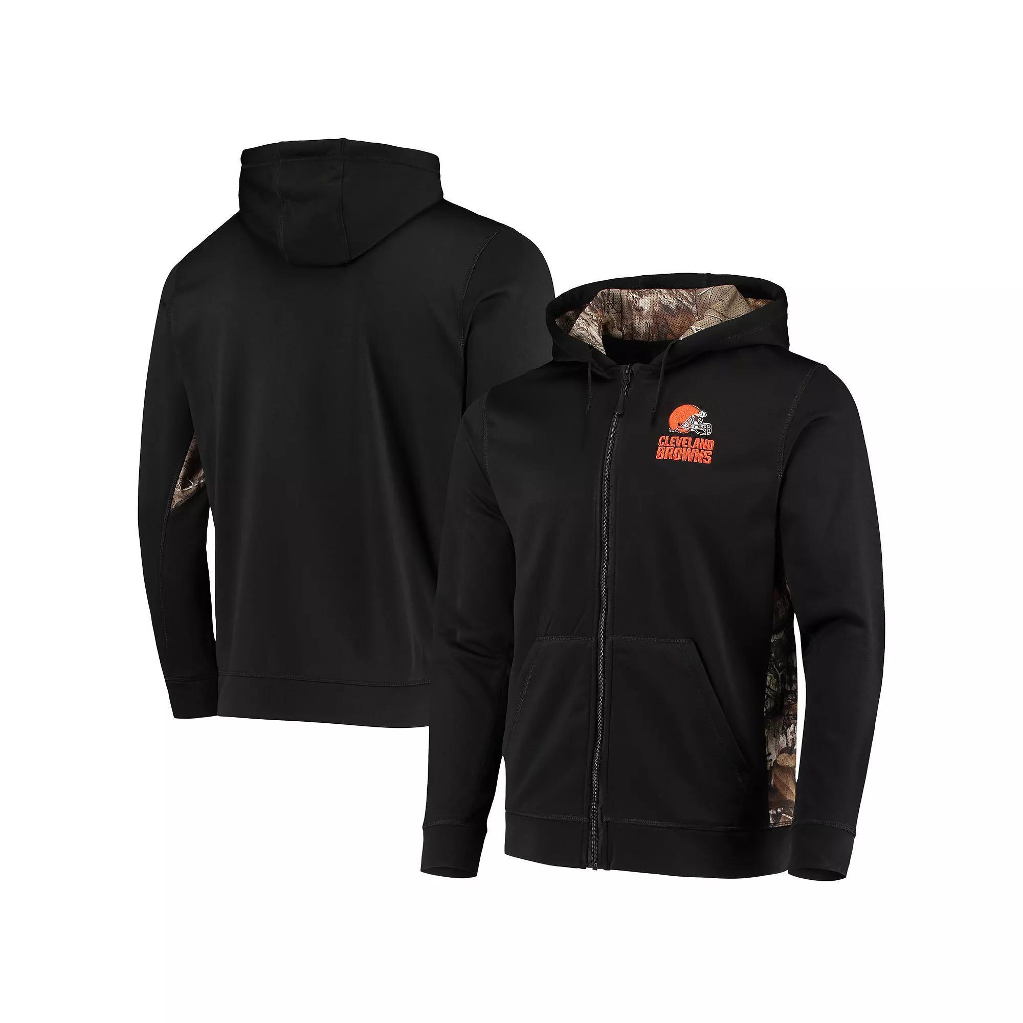 Mens Dunbrooke /Realtree Camo Cleveland Browns Decoy Tech Fleece Full-Zip Hoodie Product Image