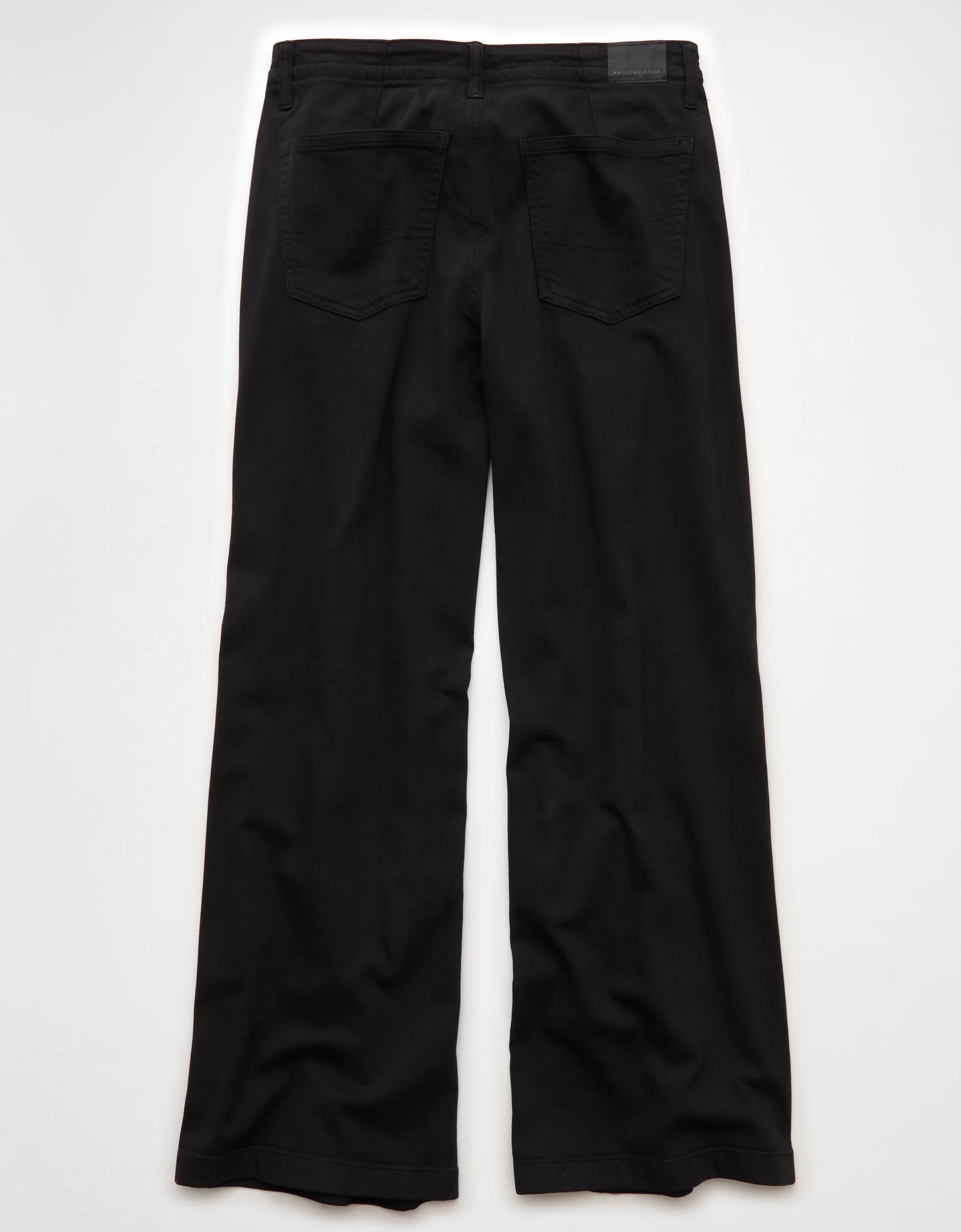 AE Dreamy Drape Stretch Low-Rise Ultra Wide-Leg Pant Product Image