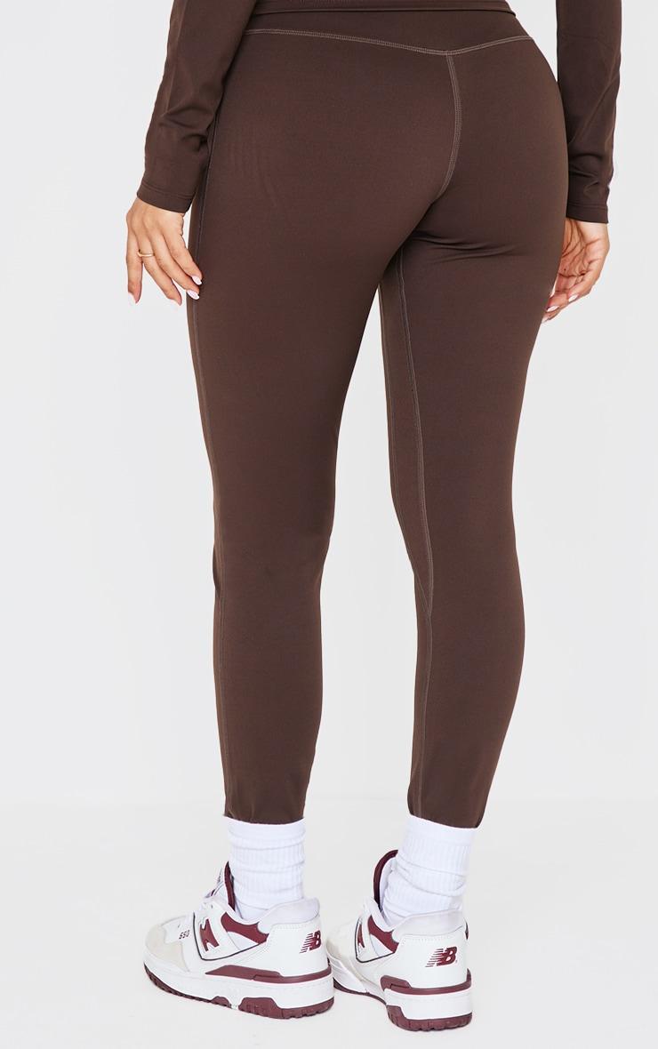 Petite Espresso Sculpt High Waist Gym Leggings Product Image